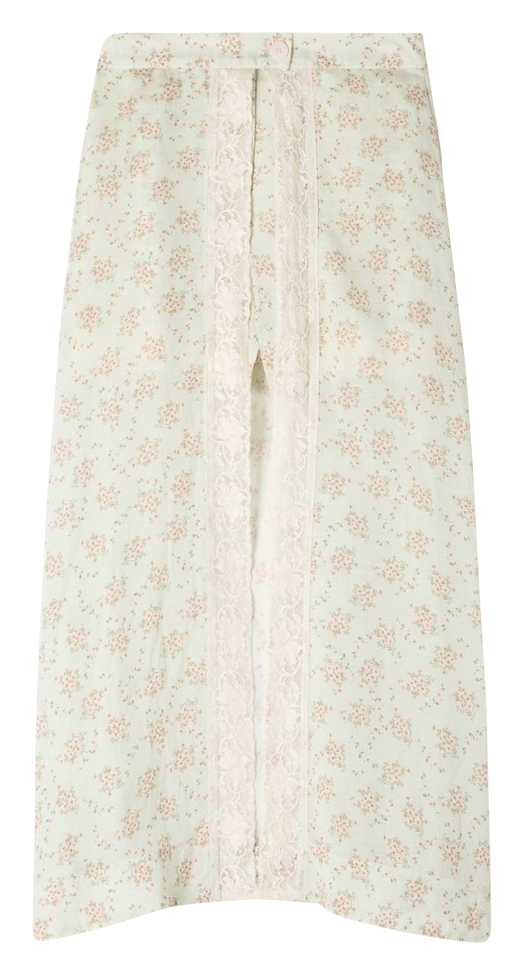 Jupe droite imprimée SANDRO Rose