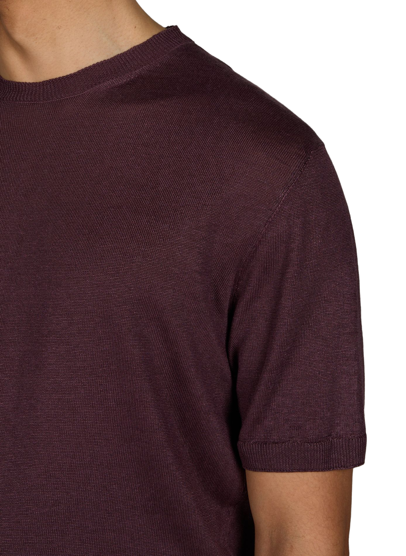 T-shirt en lin CORNELIANI Rouge