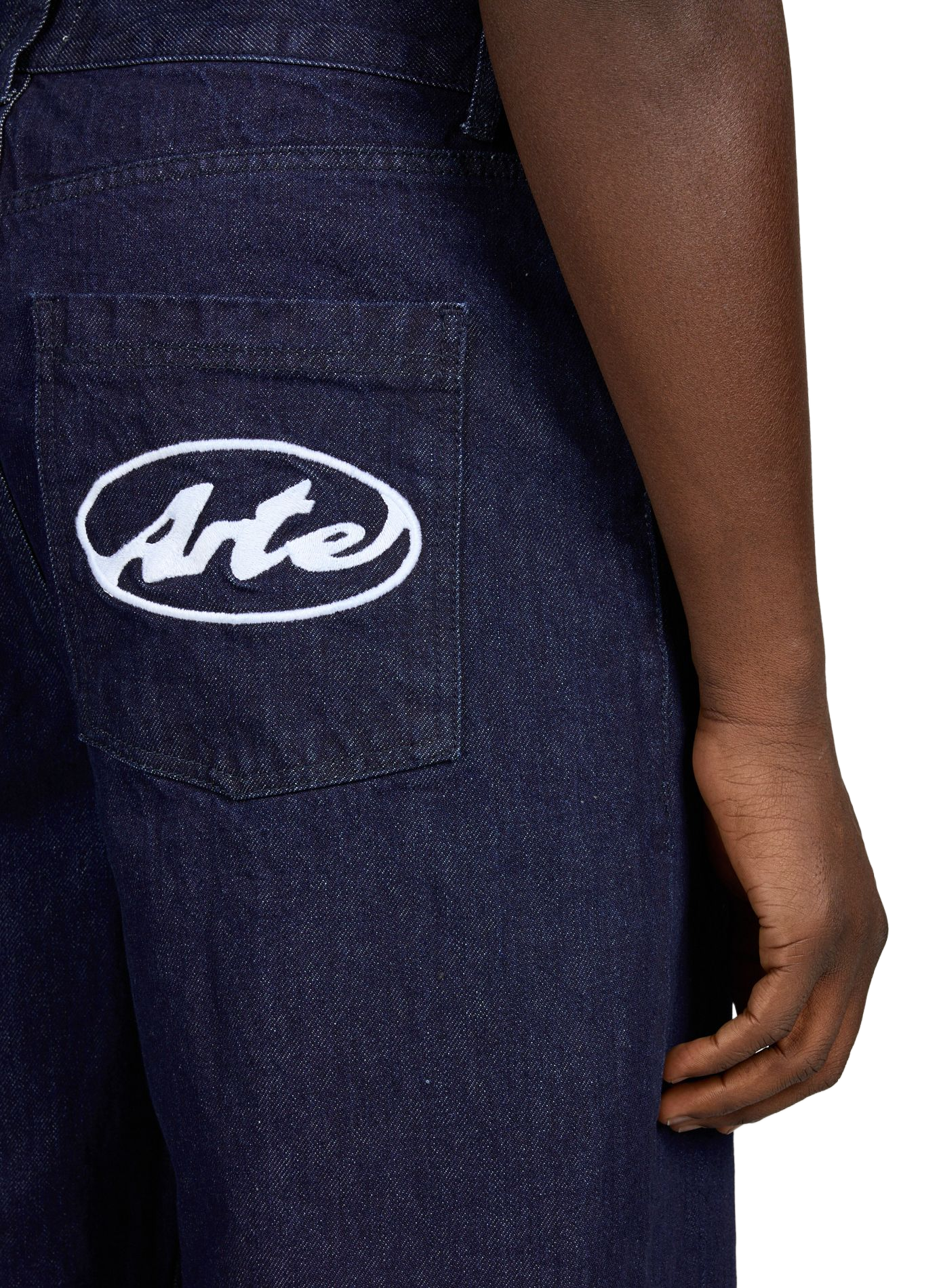 Jean large taille haute en coton ARTE ANTWERP Bleu