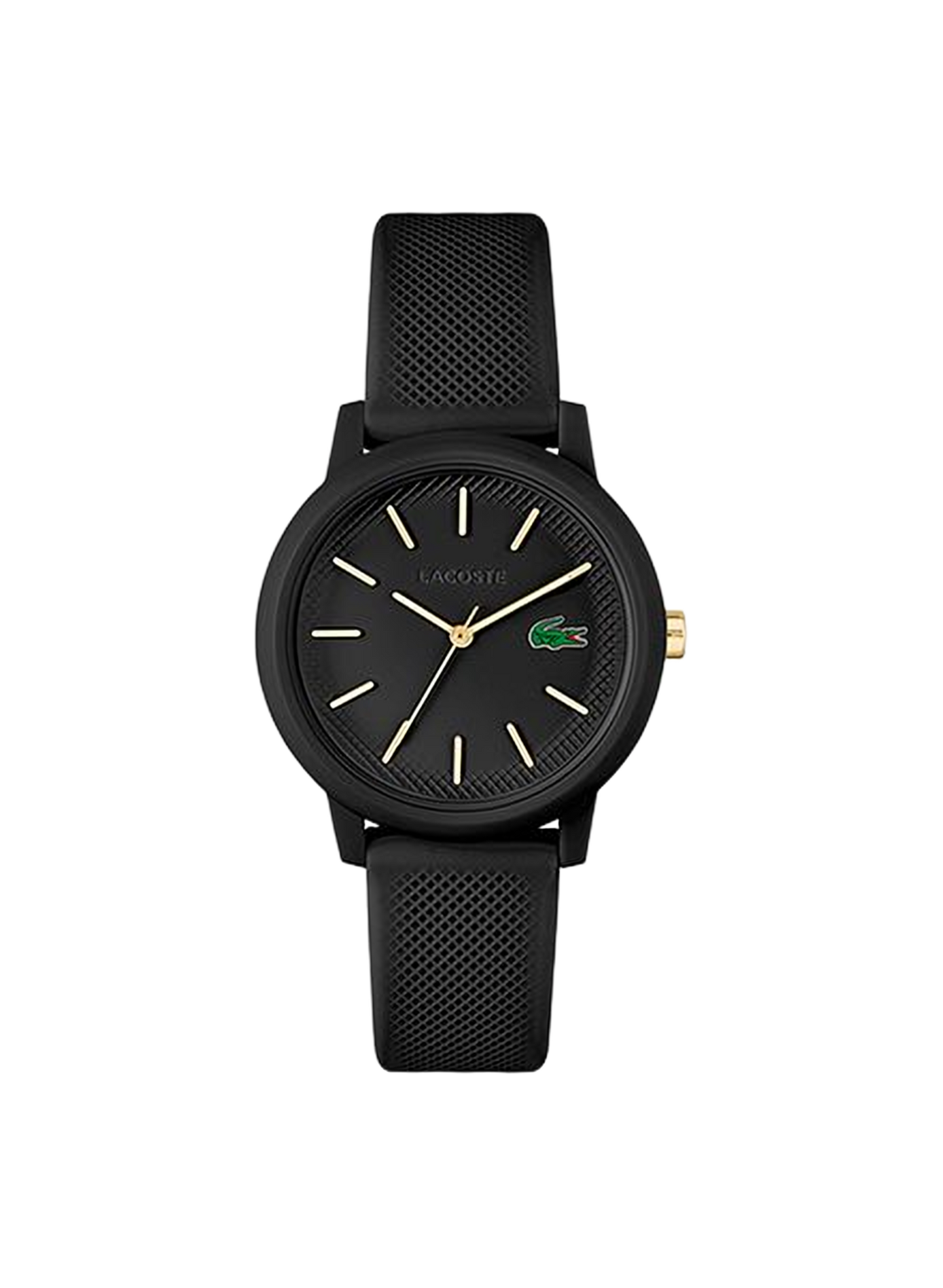 Montre quartz Lacoste.12.12 en silicone LACOSTE MONTRES Noir