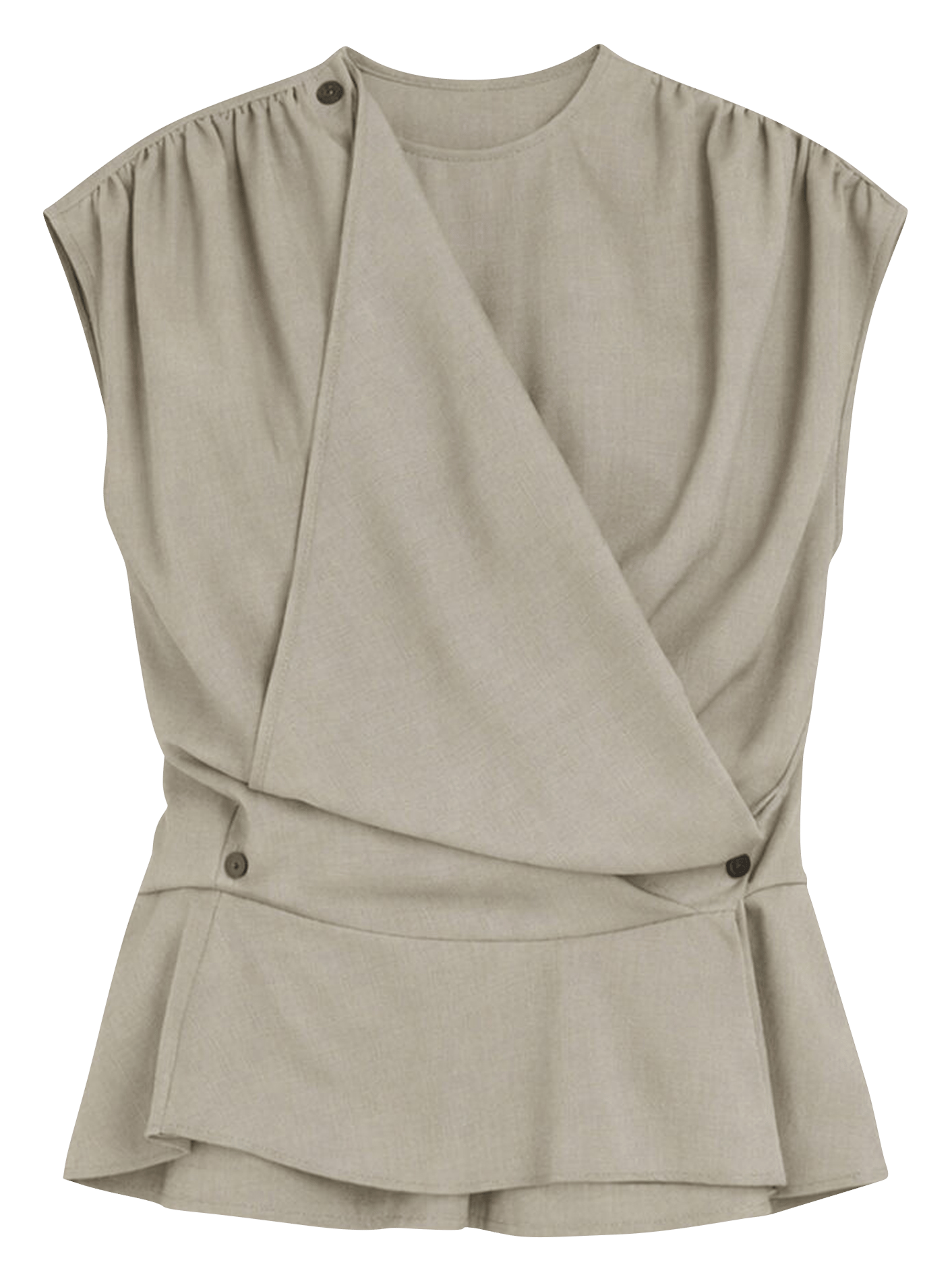 Top ample col rond scilla IRO Vert