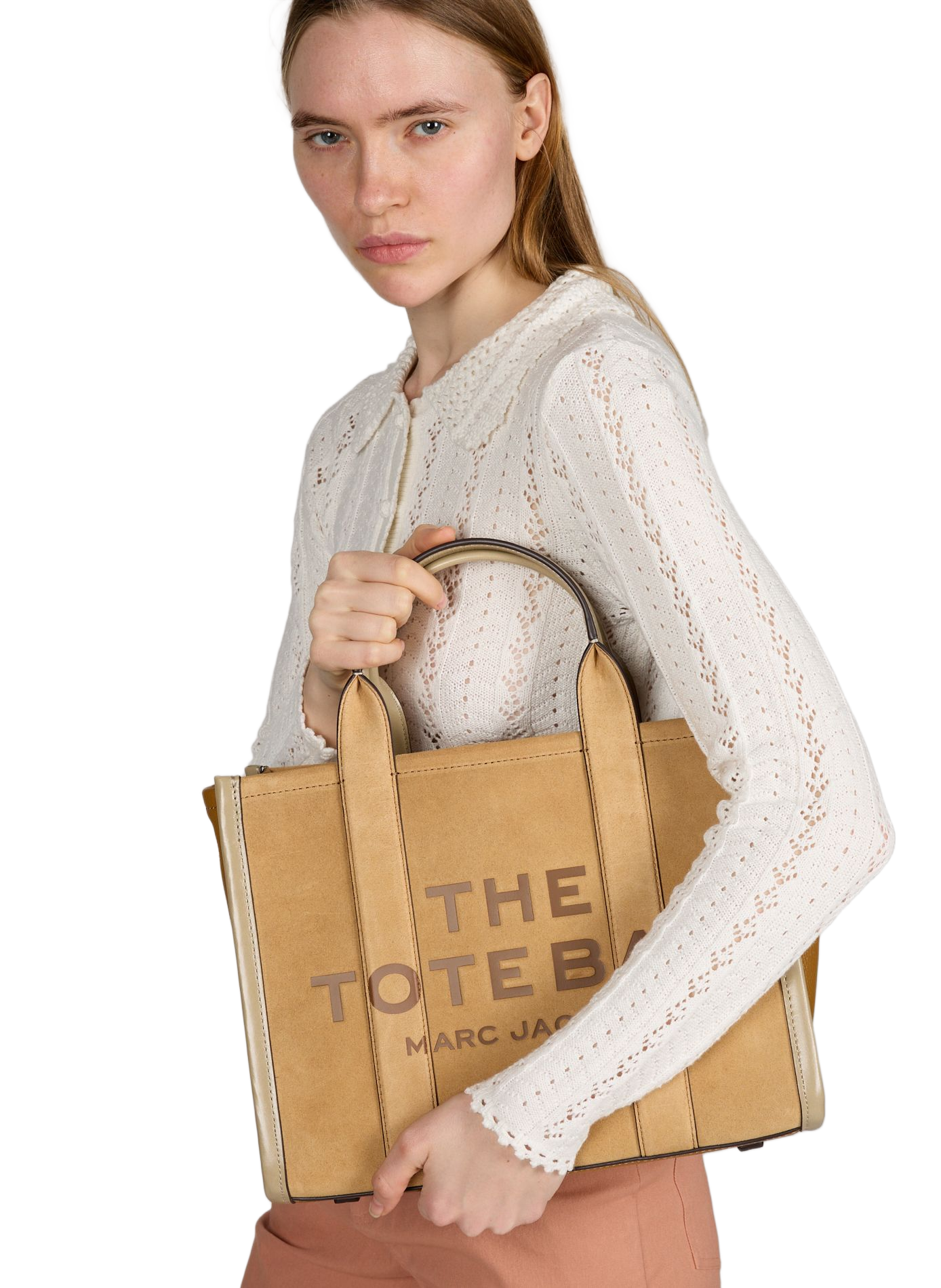 Einkaufstasche „The Suede Medium Tote Bag“ MARC JACOBS Braun