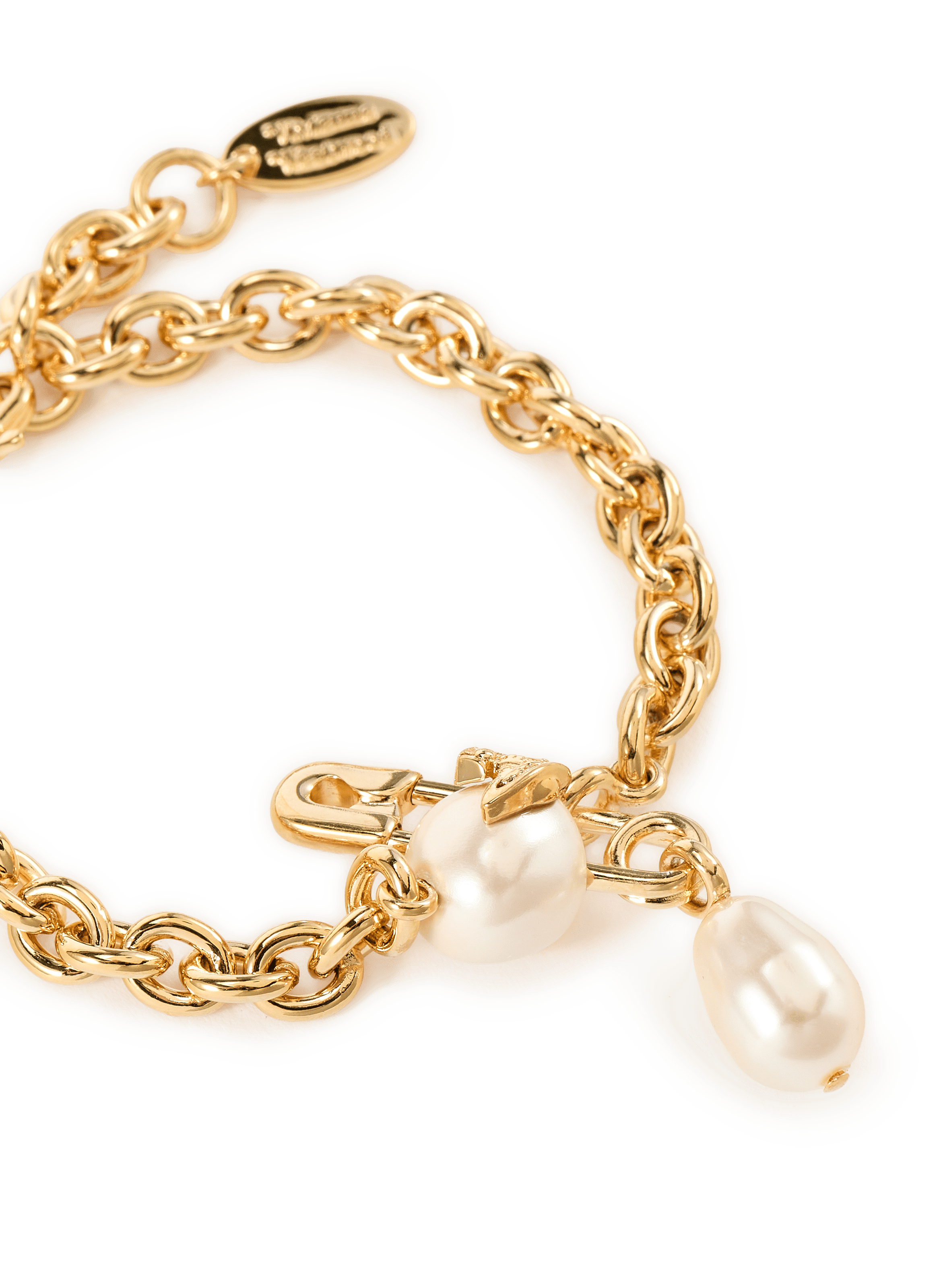 Armband Claude mit Perlen VIVIENNE WESTWOOD Golden