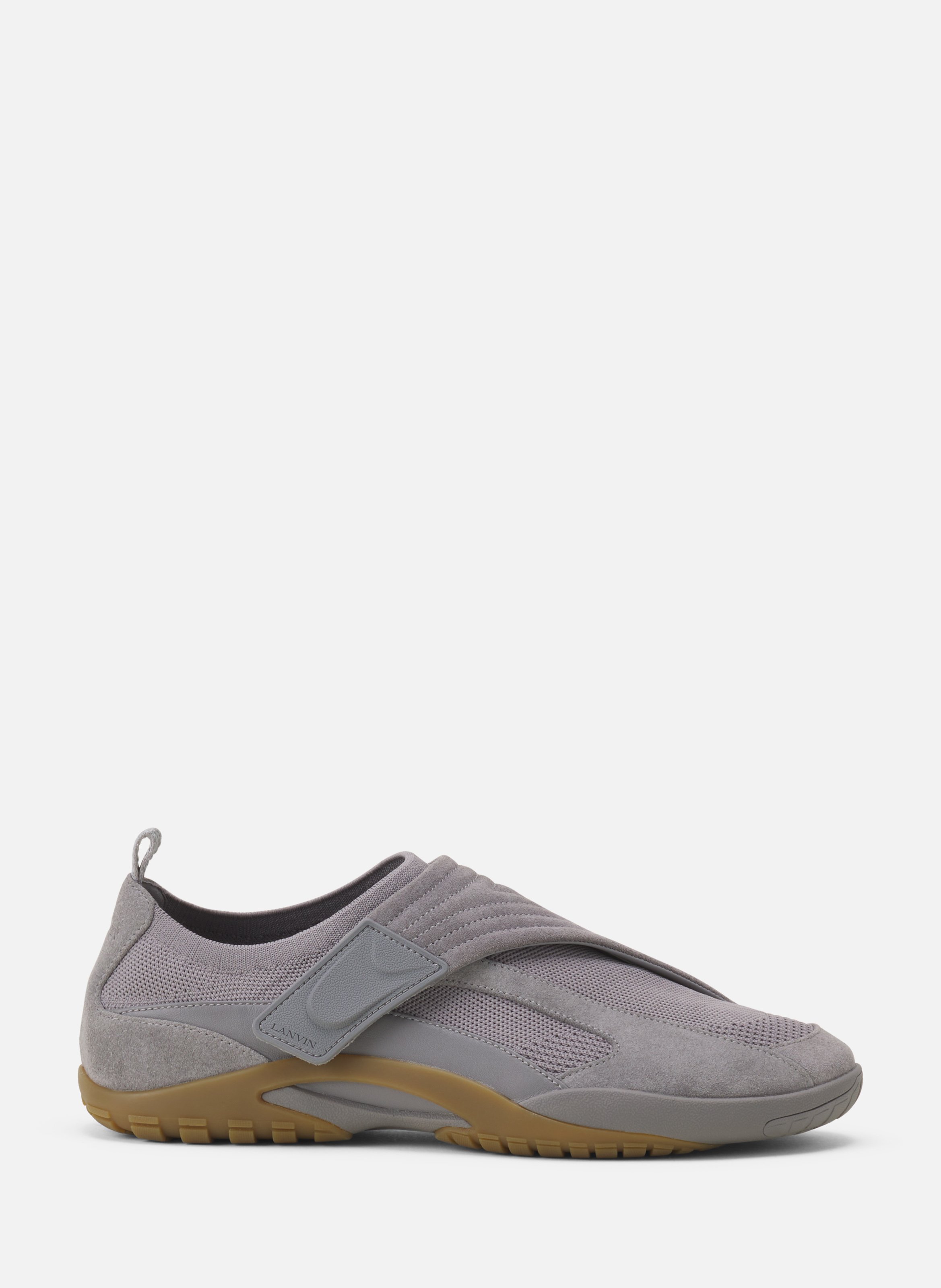 Sneaker lnv1 en suede tricote LANVIN Gris