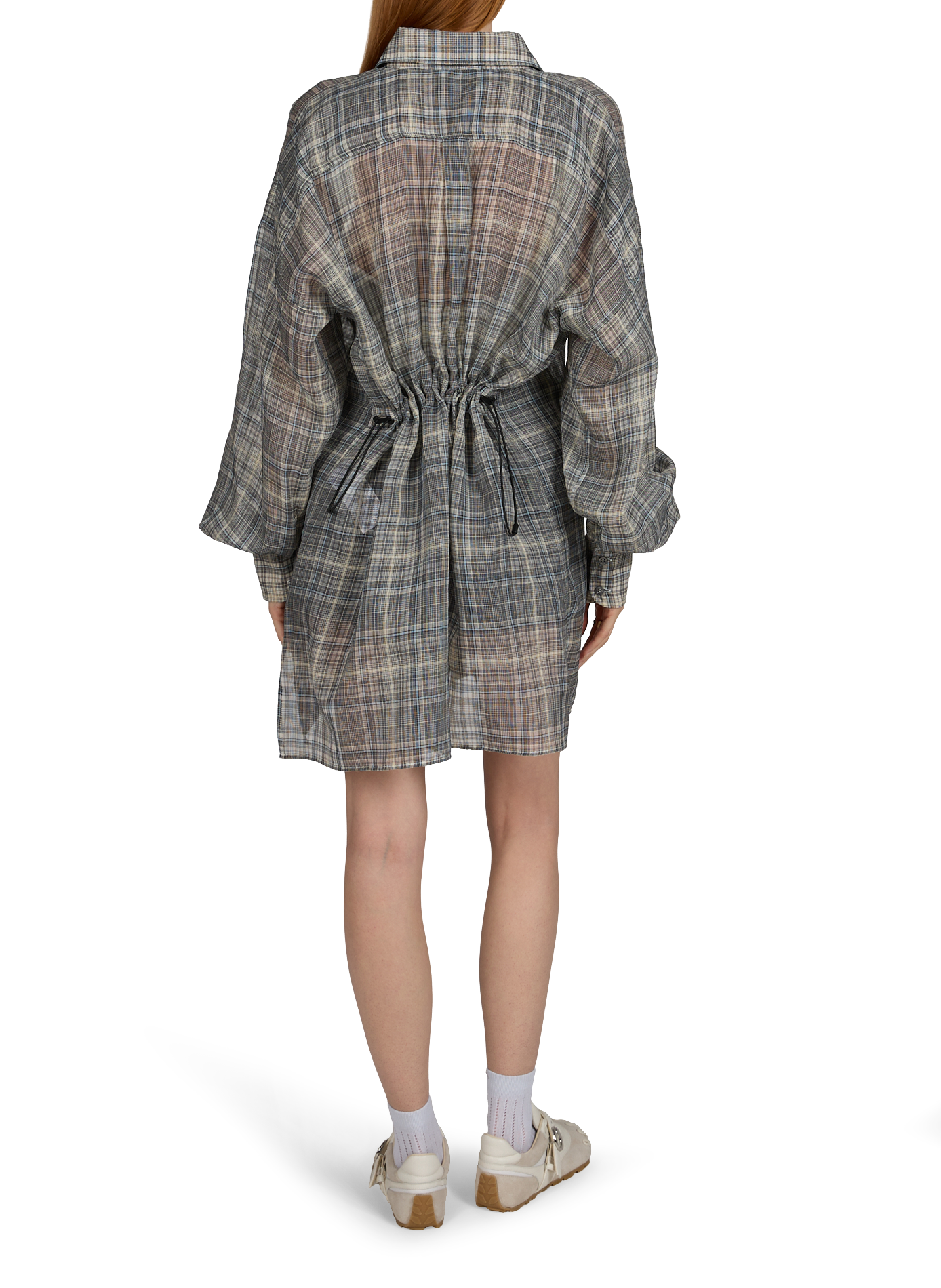 Loose-fit check shirt COPERNI Grey