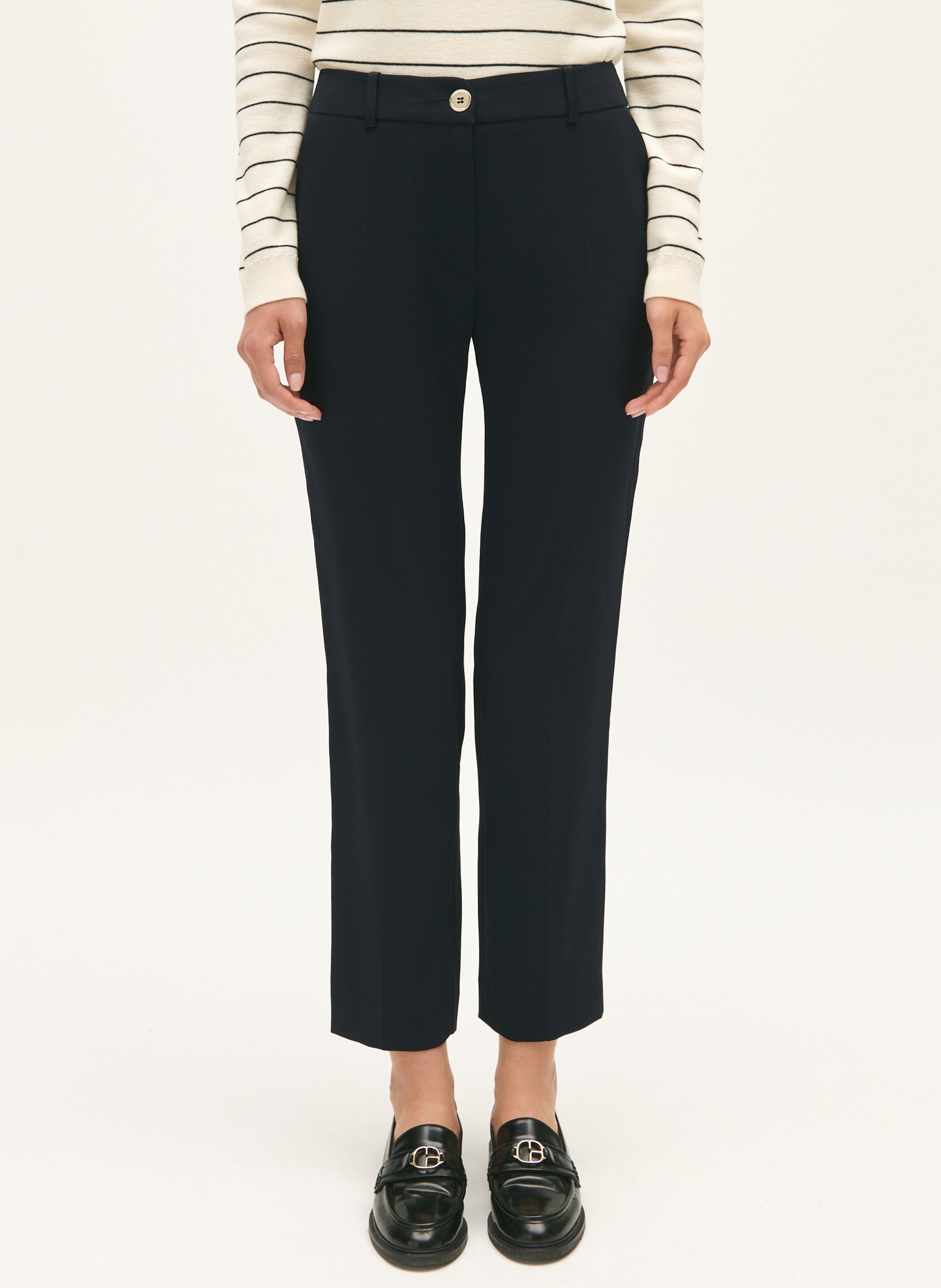 Pantalon droit CLAUDIE PIERLOT Bleu
