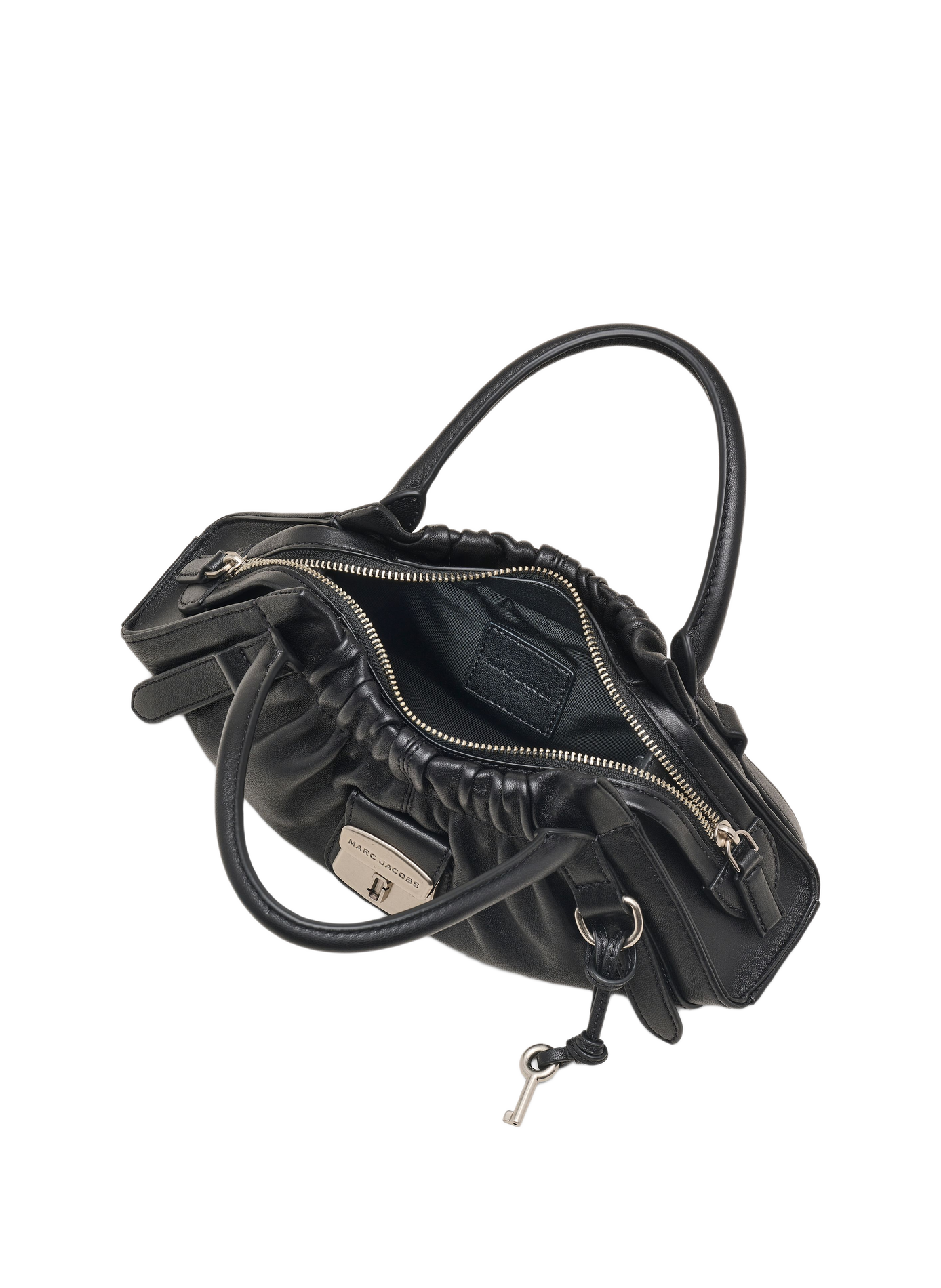 Sac The Cristina Small Satchel en cuir MARC JACOBS Noir