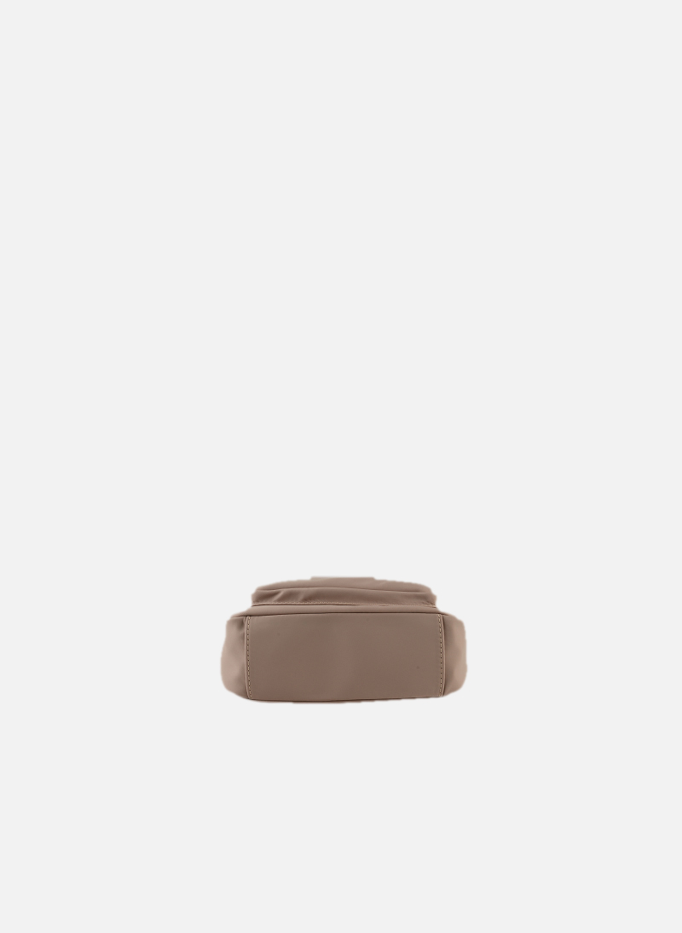 Escale | sac porté travers en toile garnie cuir POURCHET Marron