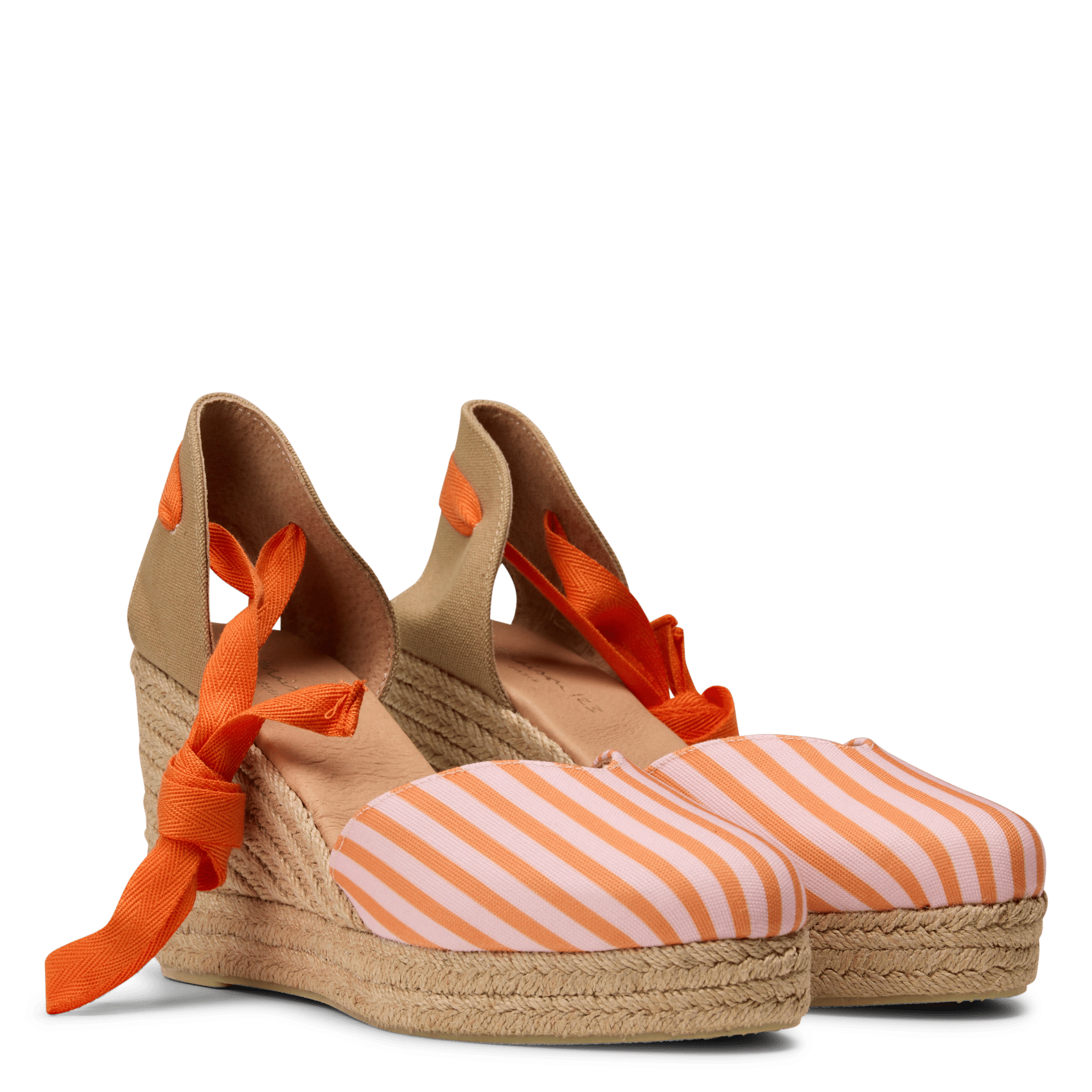 Espadrilles en coton stella bis MAISON 123 Orange