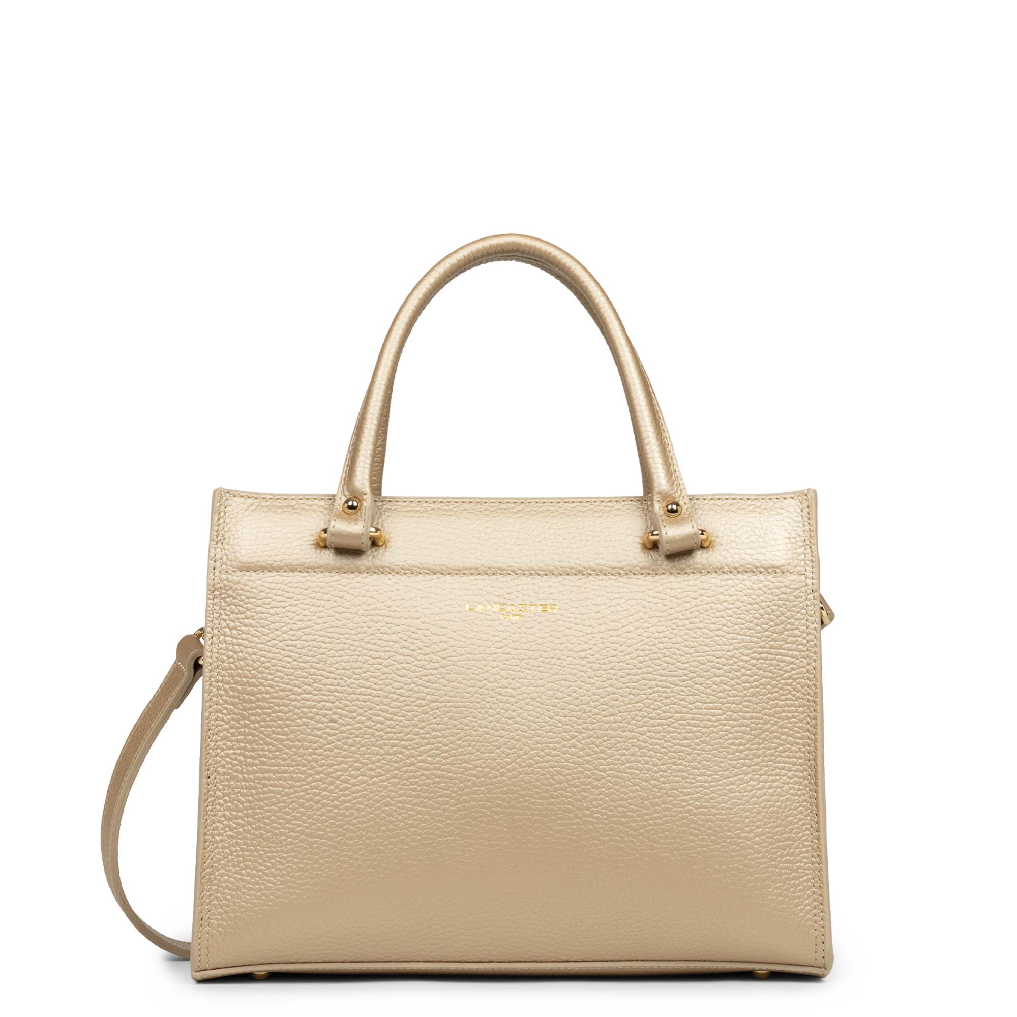 M handbag - foulonné double LANCASTER Golden