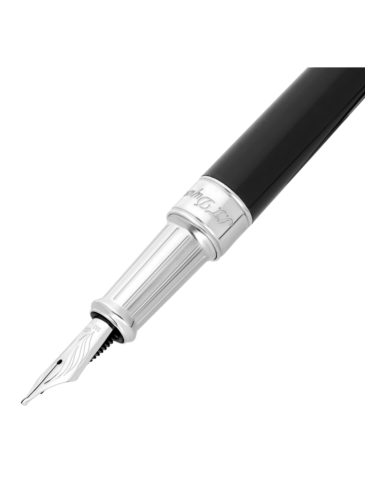 Line D Eternity medium fountain pen S.T. DUPONT Black