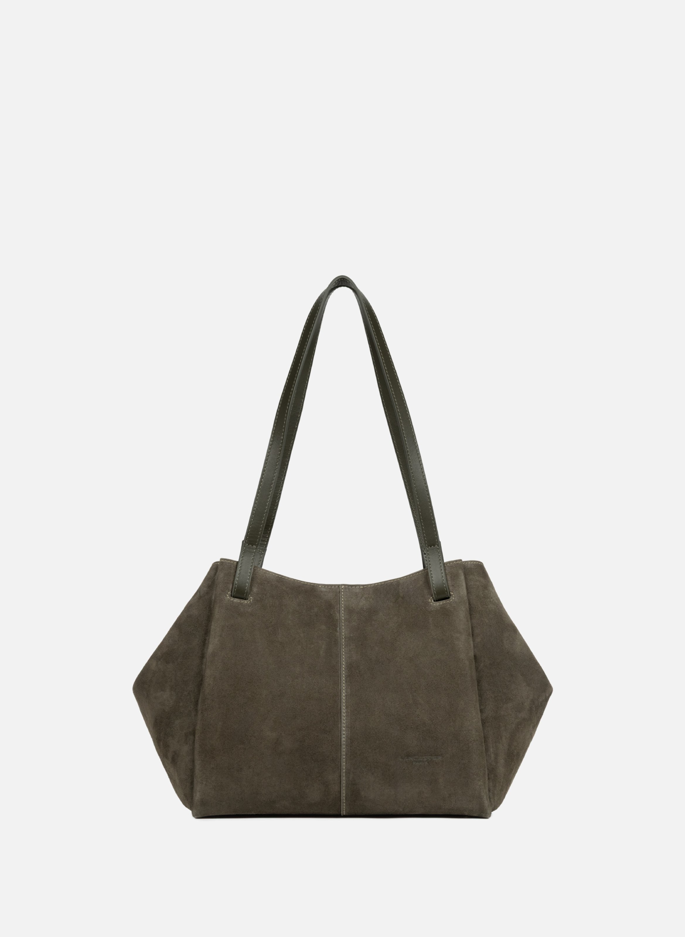 Sac cabas épaule - suède | Kaki LANCASTER Femme