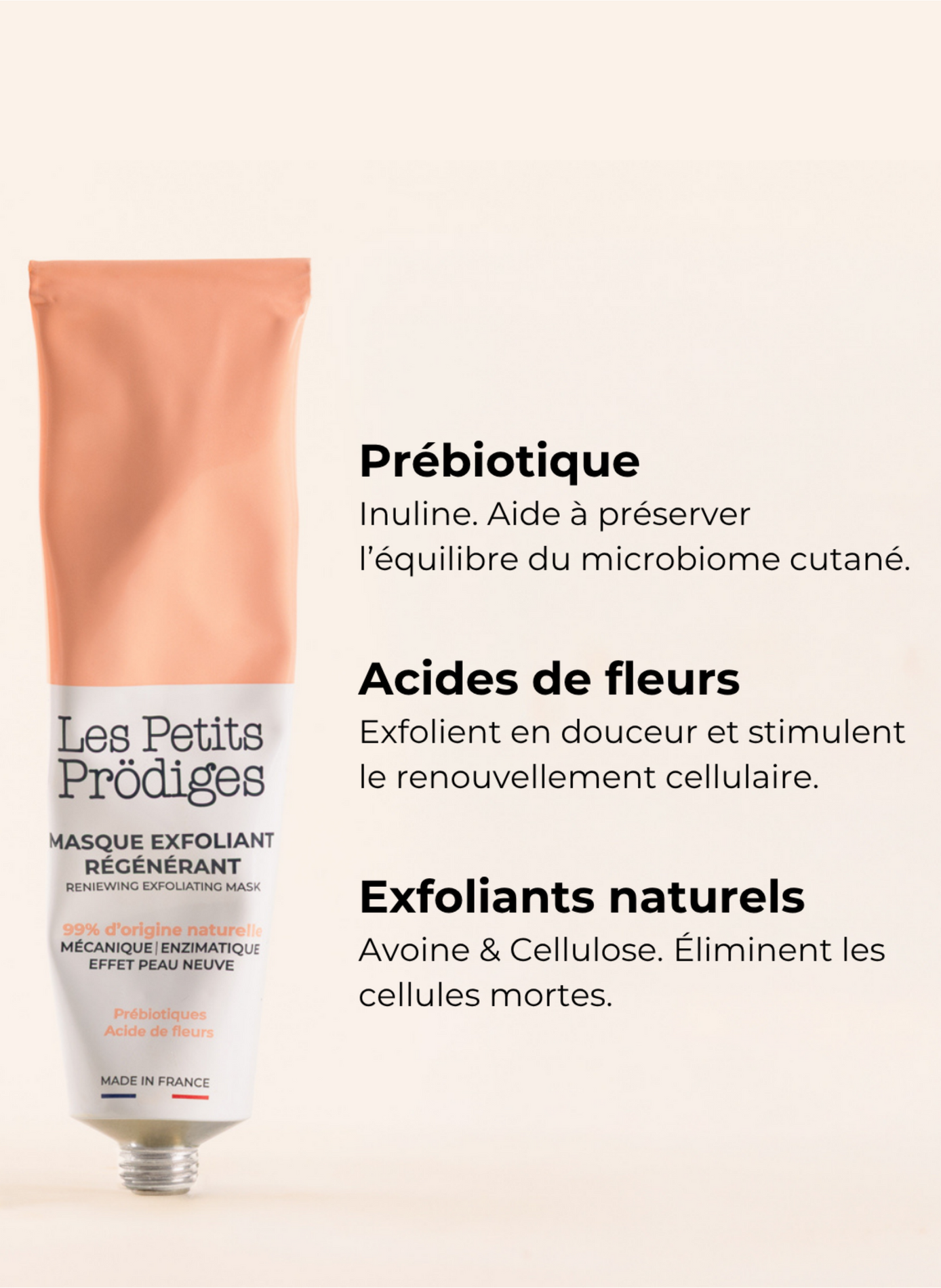 Exfoliating Regenerating Mask 40ml LES PETITS PRODIGES No color