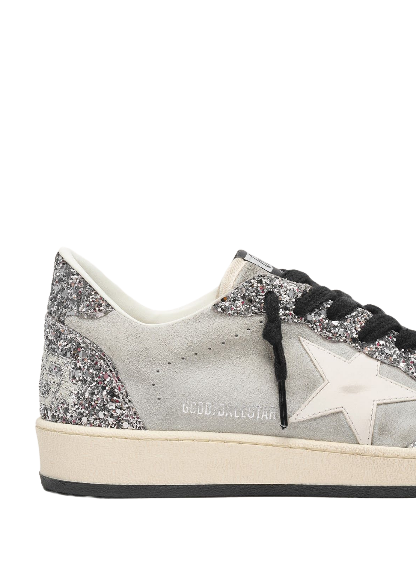 Mixed leather low-top sneakers GOLDEN GOOSE Multicolour
