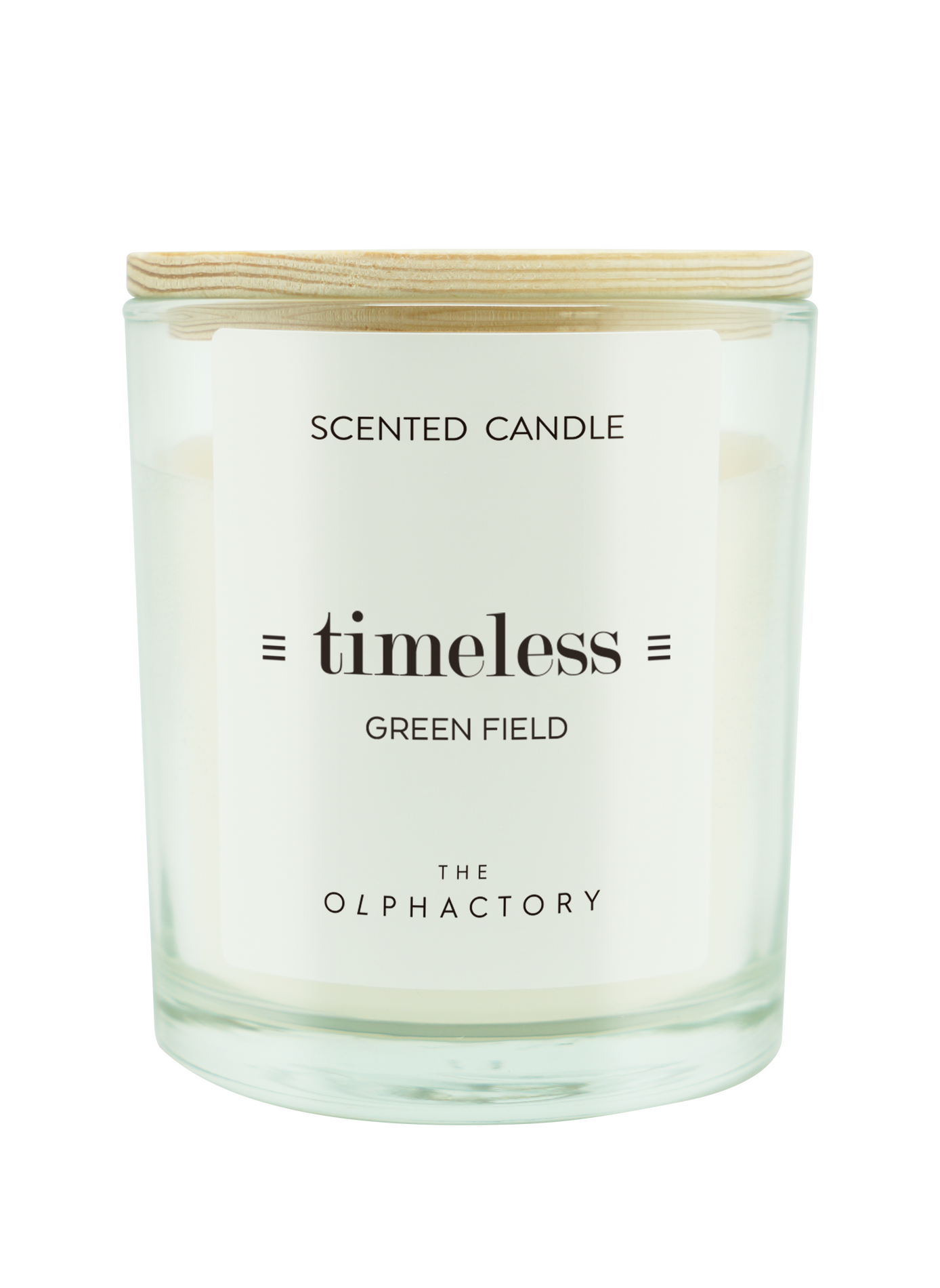 Bougie parfumée Green Field 200g OLPHACTORY Marron