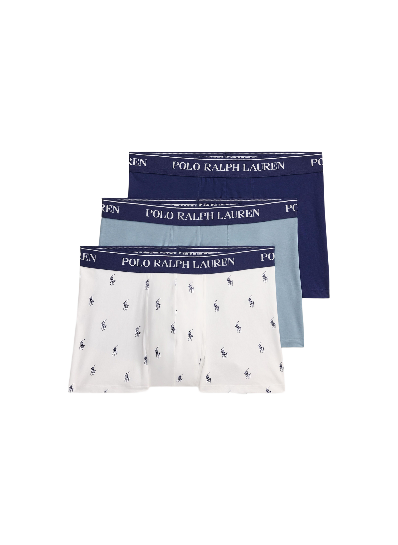 Lot de 3 boxers en coton mélangé  POLO RALPH LAUREN Multicolore