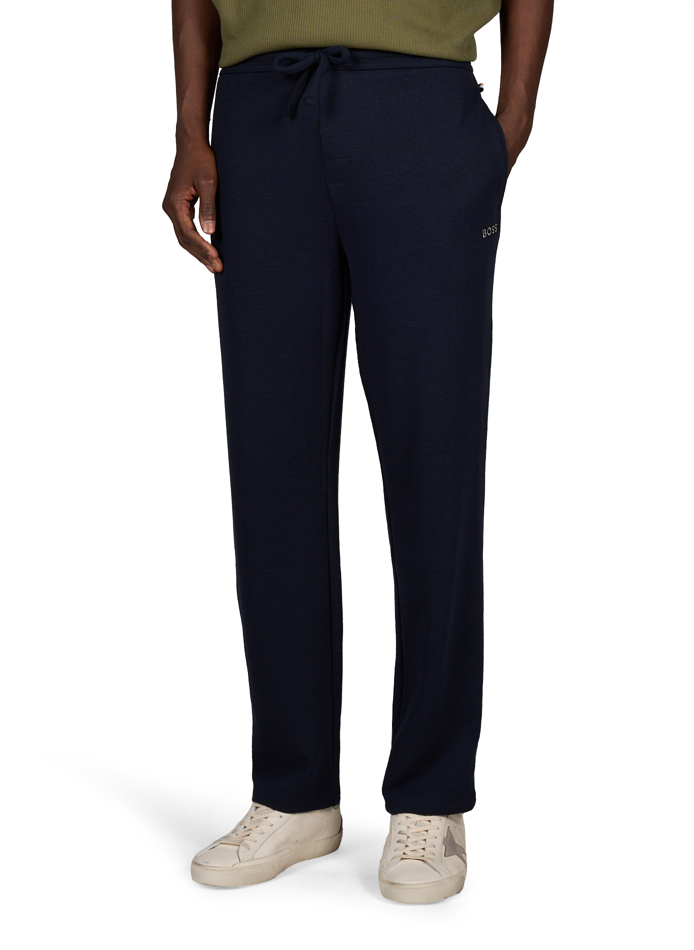 Joggingbroek van gemengd katoen BOSS Blauw