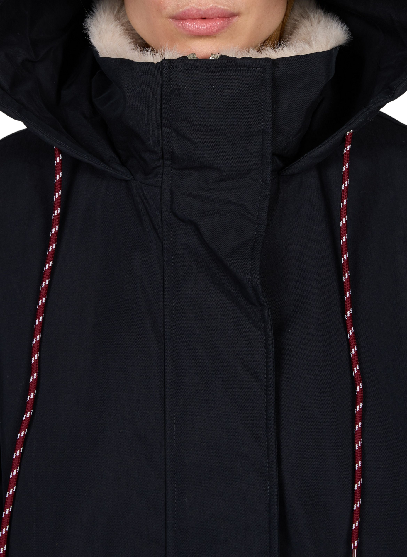 Jas met opstaande kraag van gemengd katoen BELLEROSE Blauw