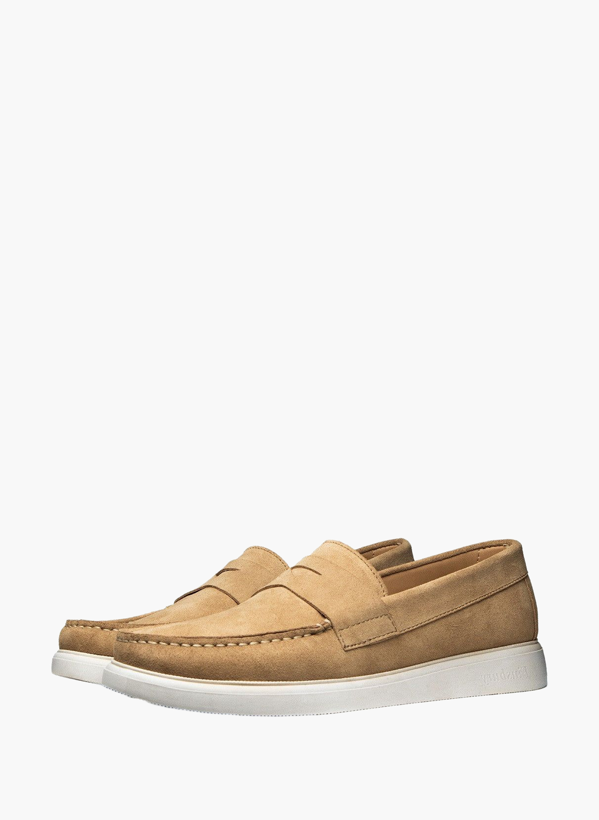 Mocassin acapulco veau velours FINSBURY Beige