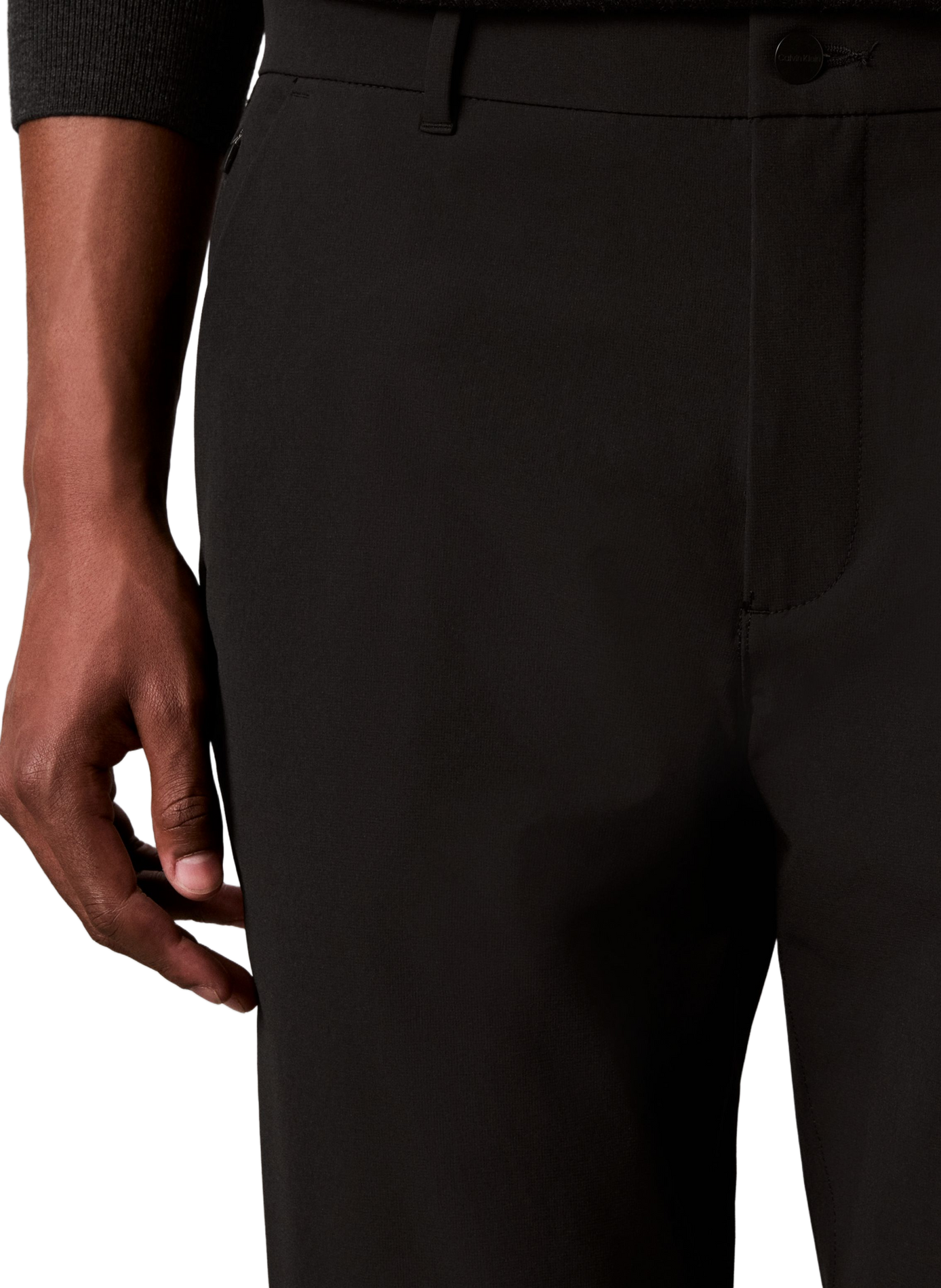 Plain trousers CALVIN KLEIN Black