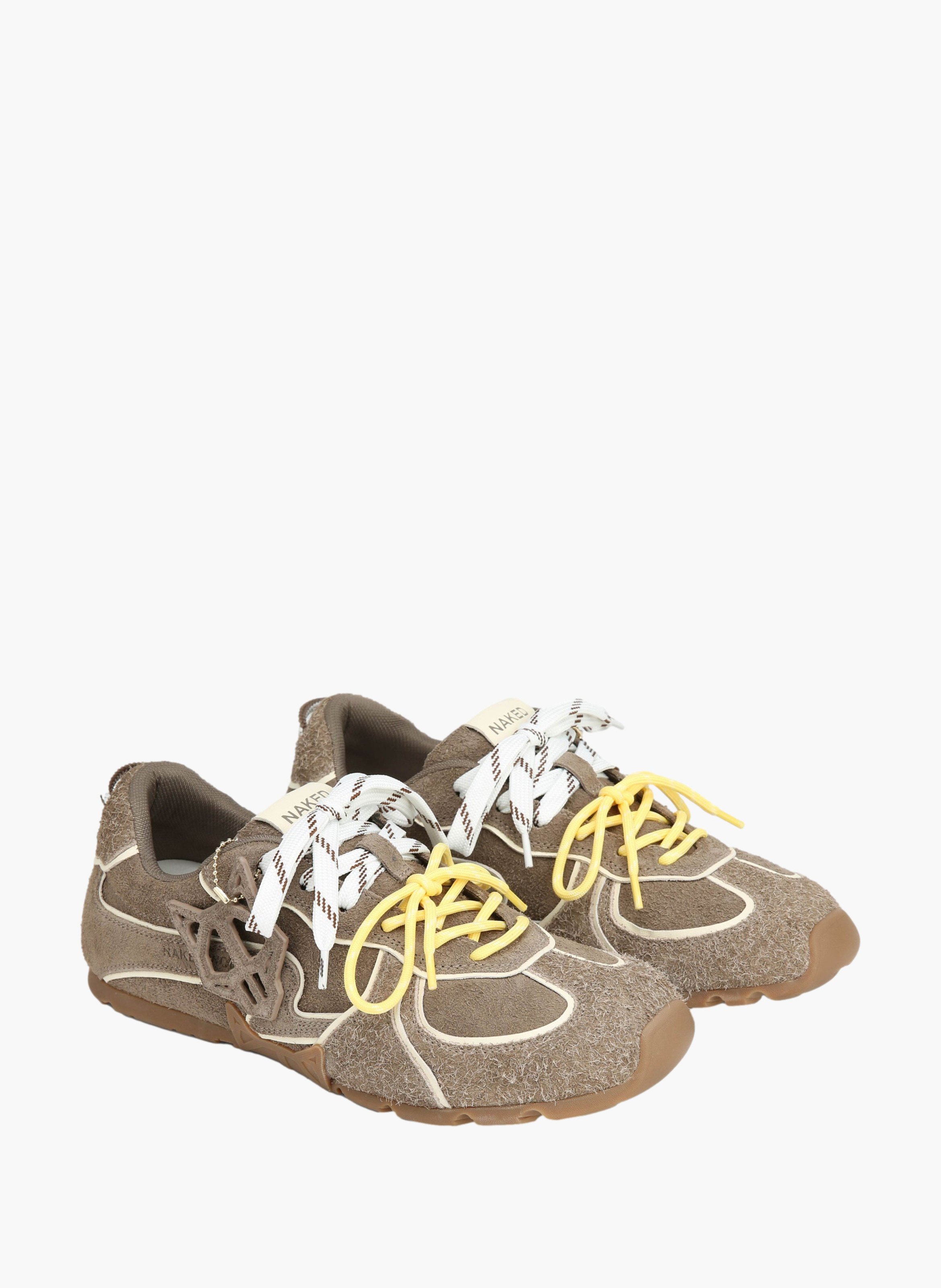 Baskets ace m en daim NAKED WOLFE Marron
