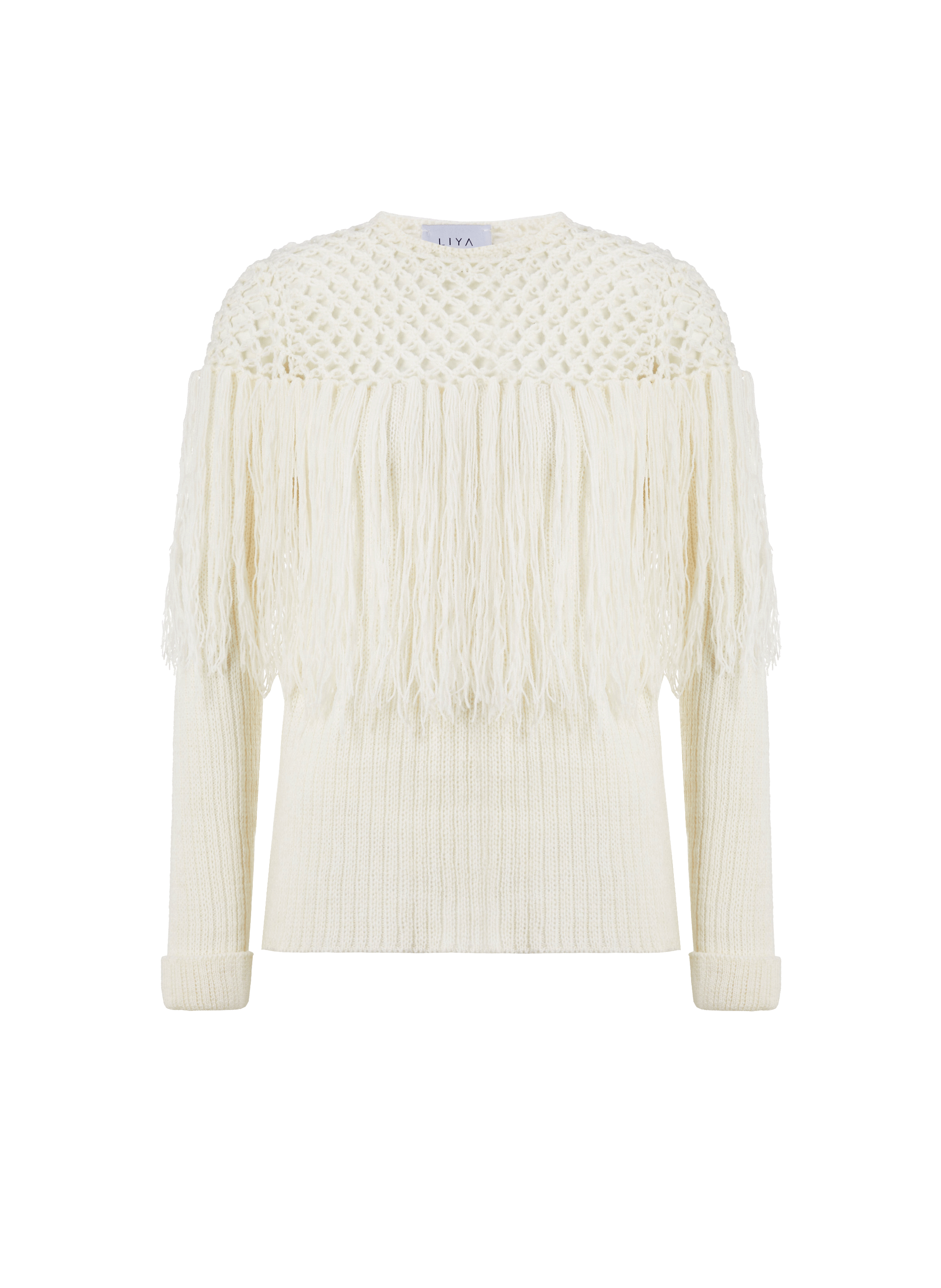 Pull en laine mélangée