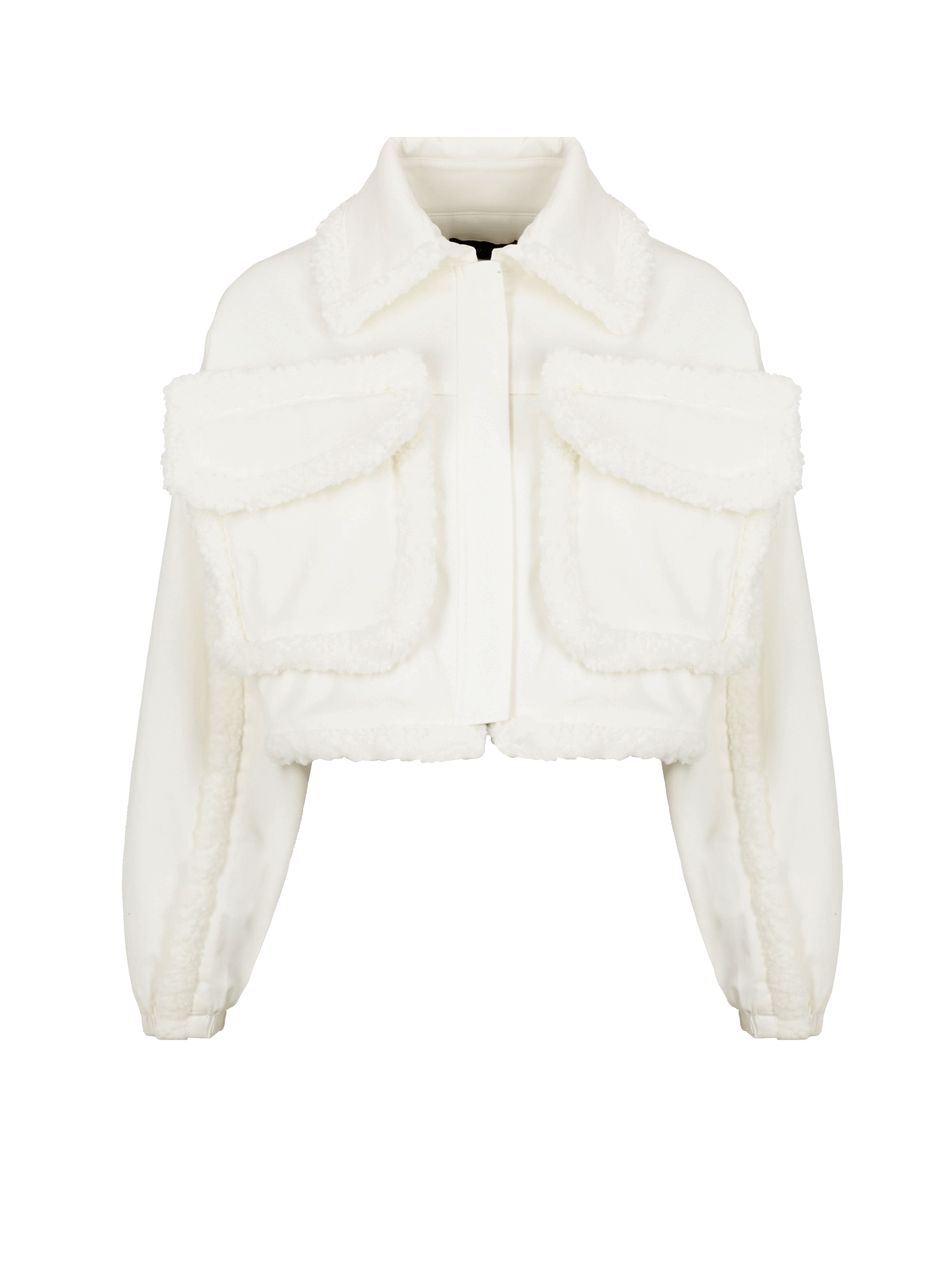 Veste toile de coton et sherling