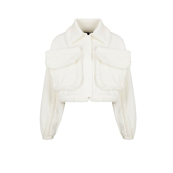 Veste toile de coton et sherling