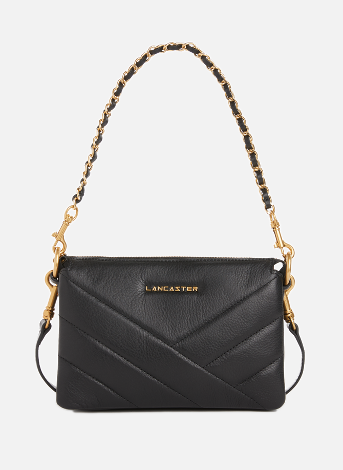 S leather clutch handbag LANCASTER