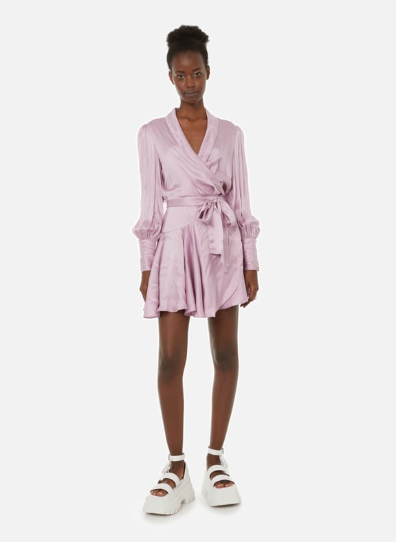 Zimmermann wrap short deals dress