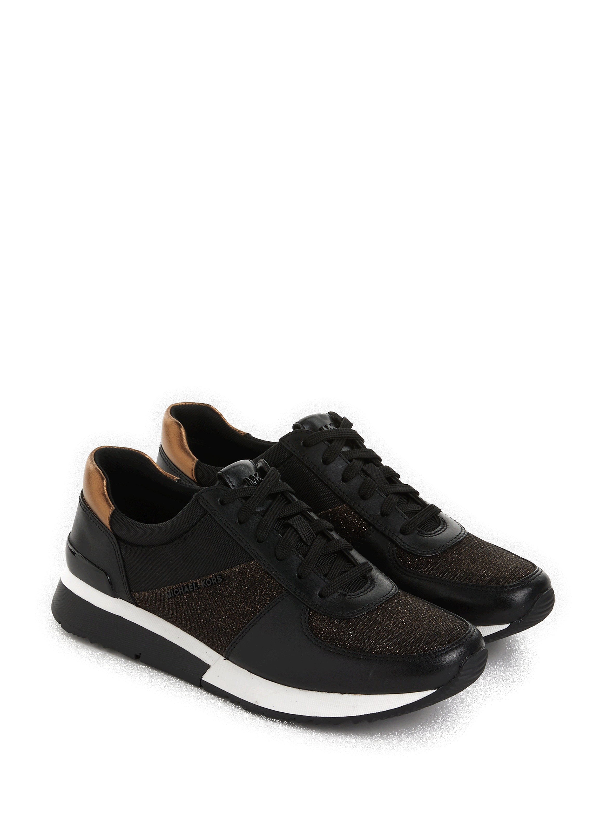 Baskets Allie avec fils métallisés