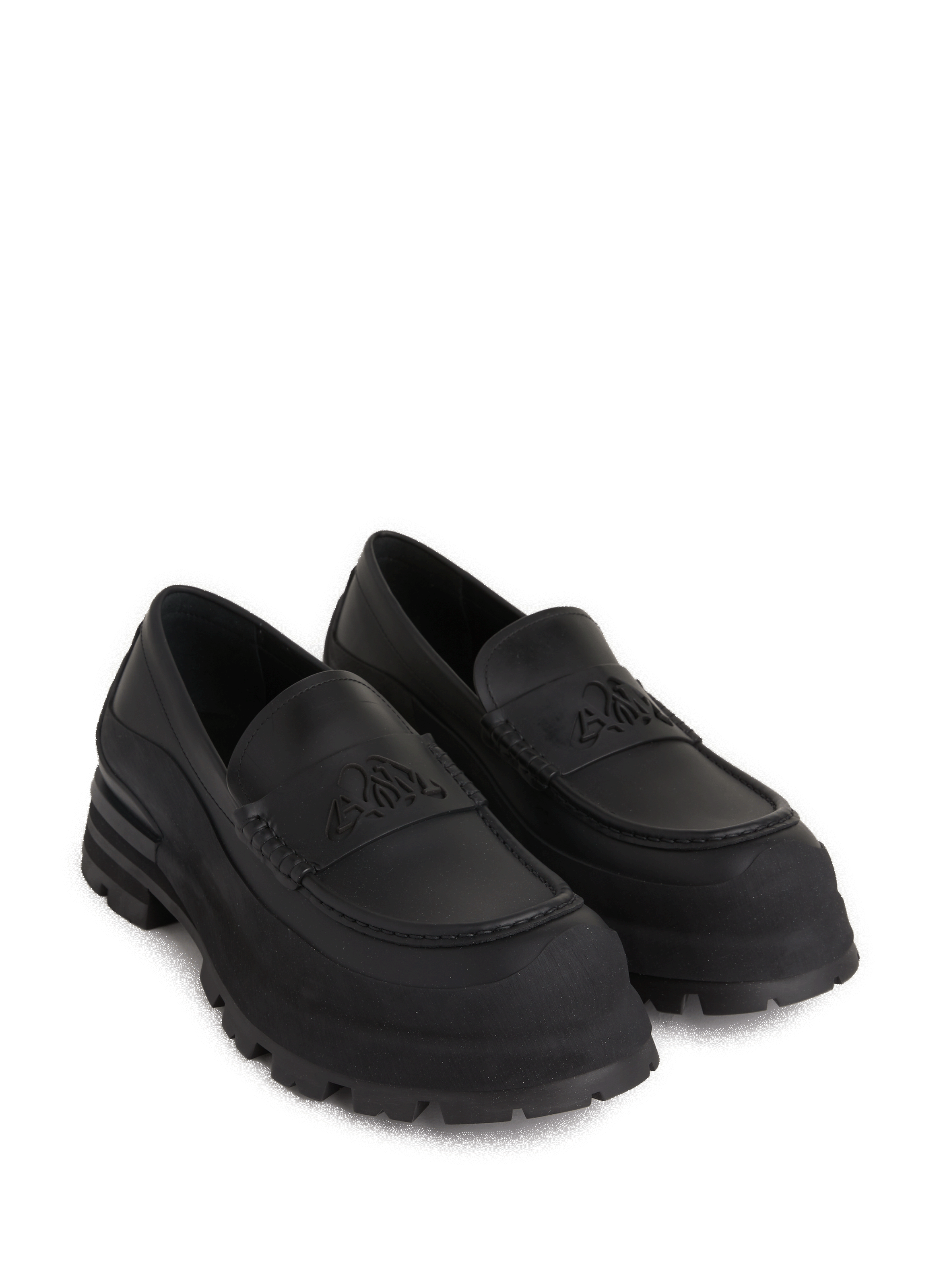 Mocassins en cuir ALEXANDER MCQUEEN Noir