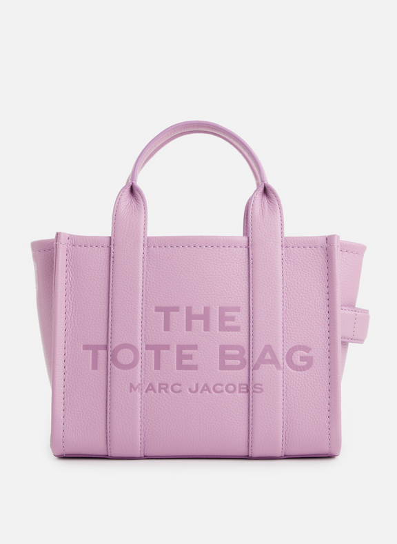 MARC JACOBS Mini sac The Tote Bag en cuir Violet