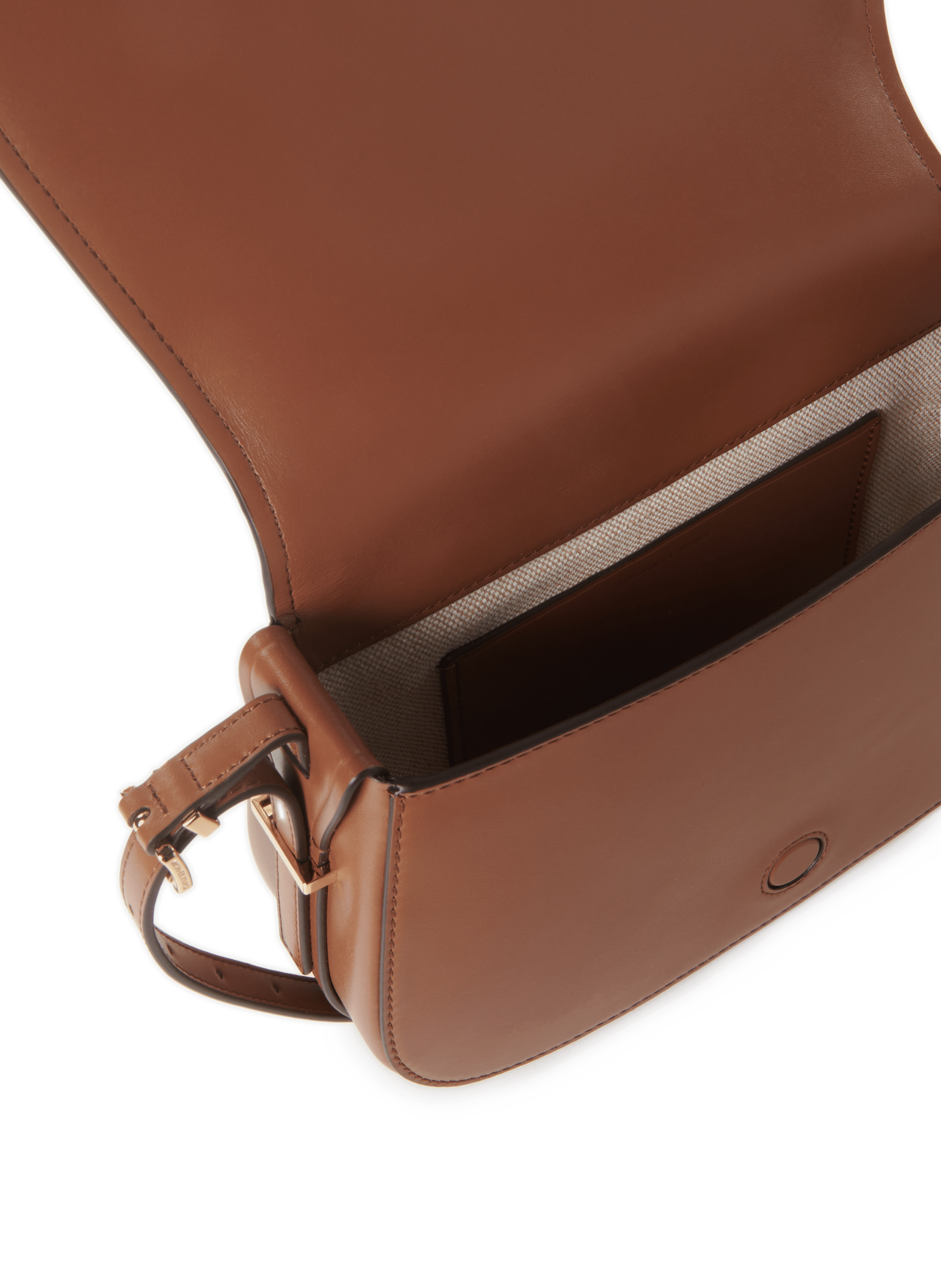 Sac à bandoulière Lydia en cuir MICHAEL KORS Marron