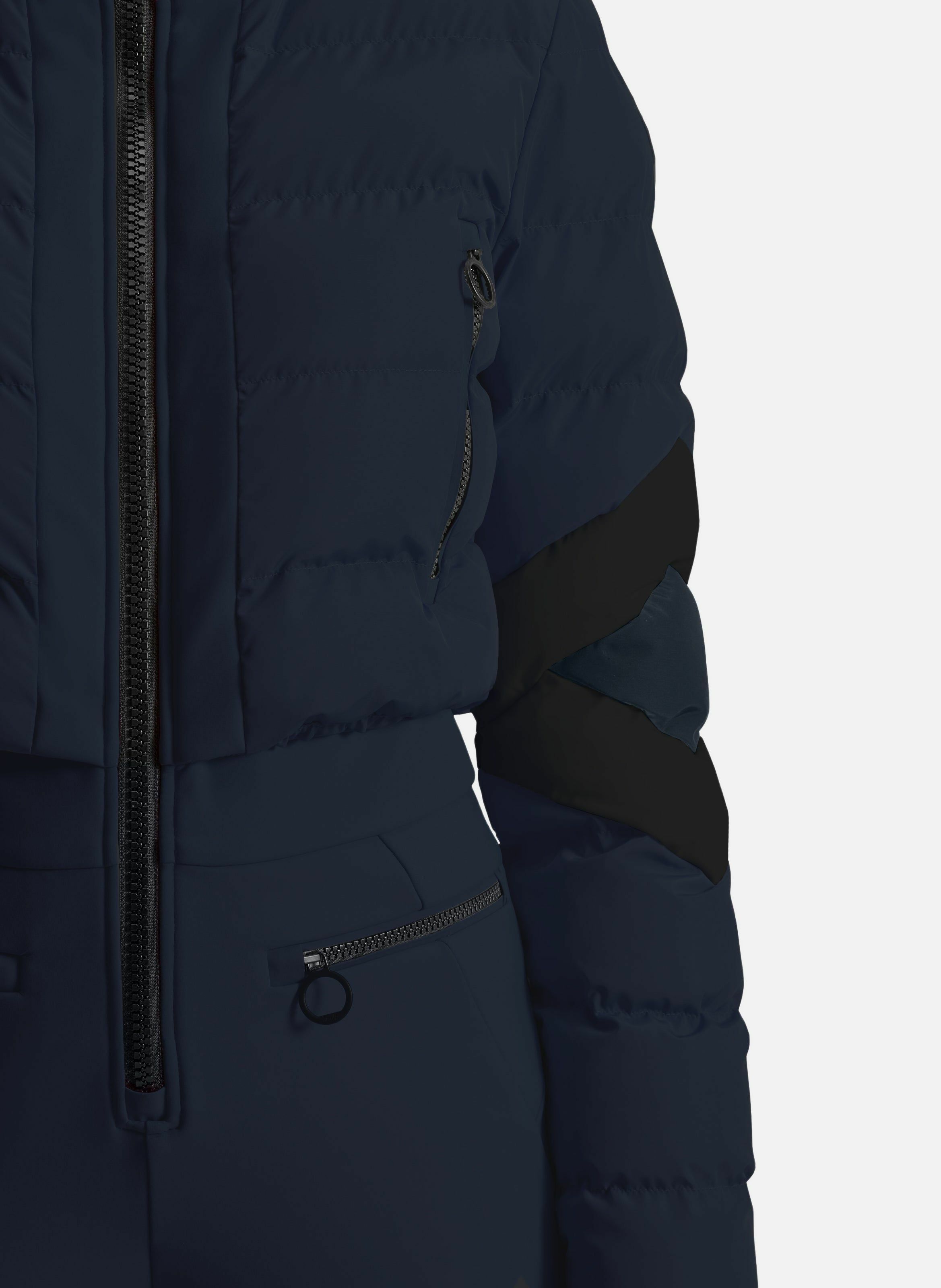 Combinaison de ski clarisse col montant coupe regular FUSALP Blanc