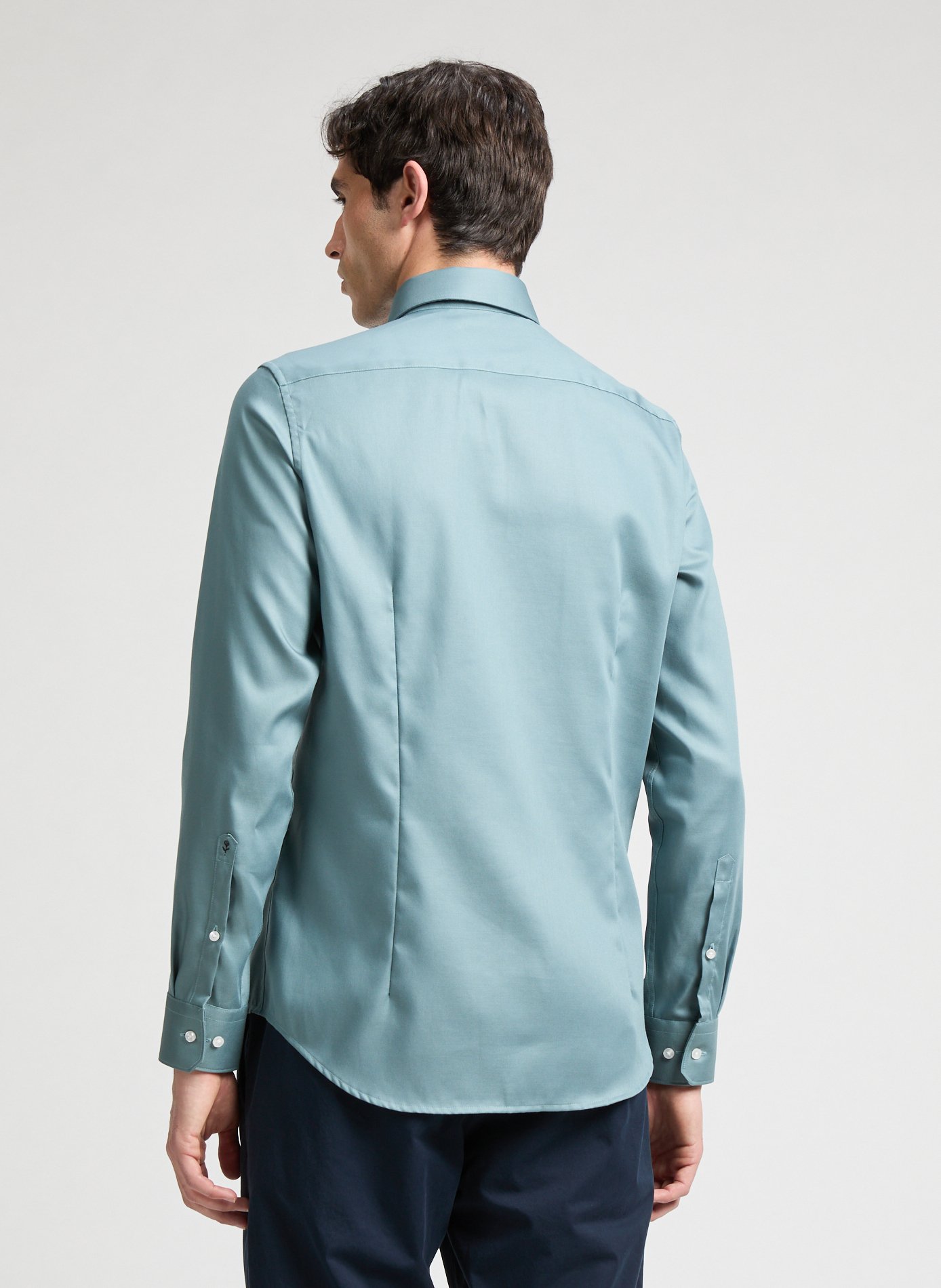 Chemise slim sans repassage SEIDENSTICKER Vert