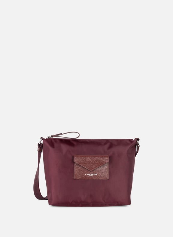 Sac besace - smart kba Rouge by LANCASTER LANCASTER Sac besace - smart kba Rouge