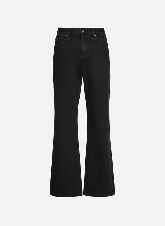 Relaxed straight-leg cotton jeans Black by JEANERICA DENIM JEANERICA DENIM Relaxed straight-leg cotton jeans Black