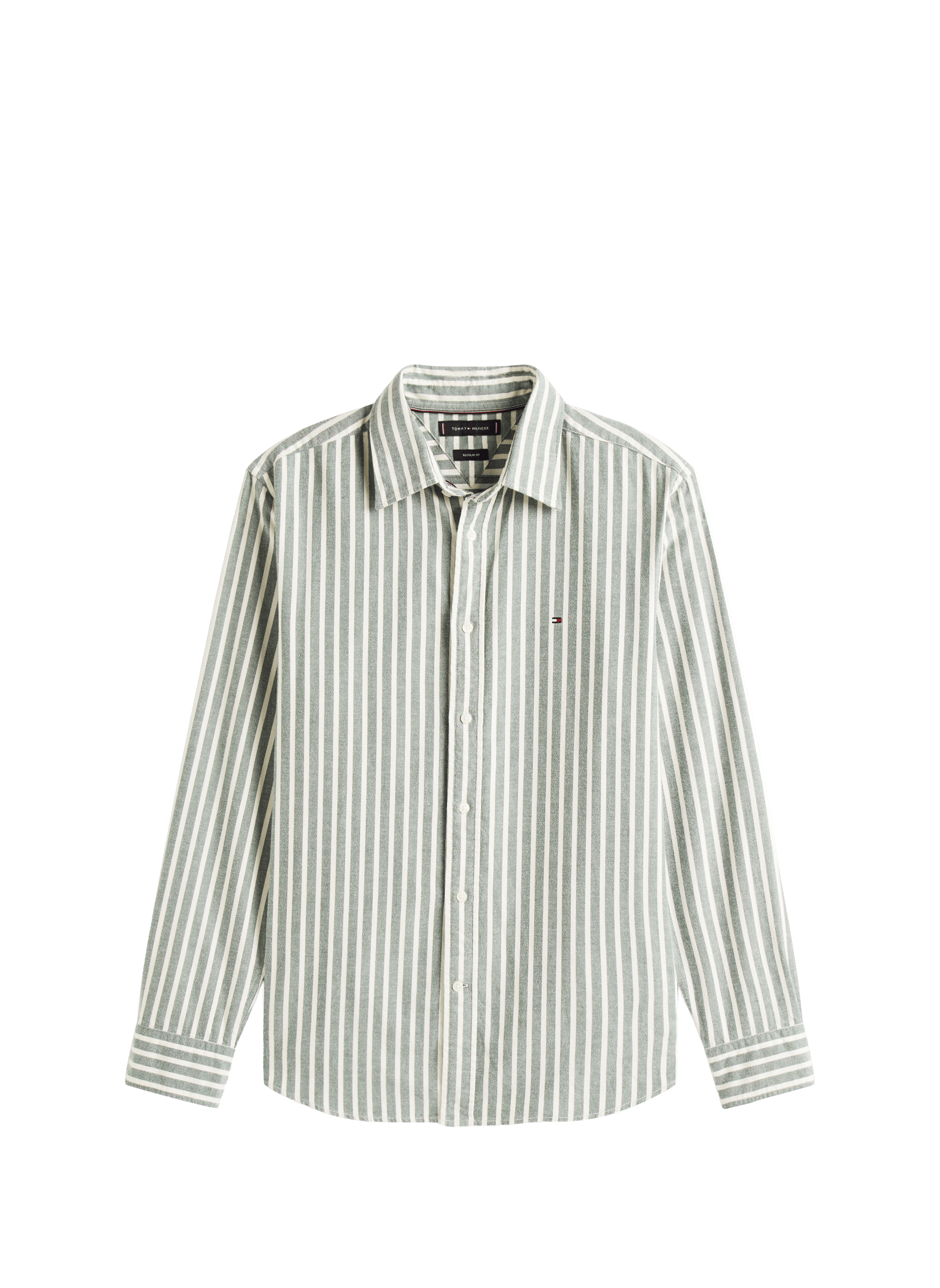 Striped classic collar cotton shirt TOMMY HILFIGER Multicolour