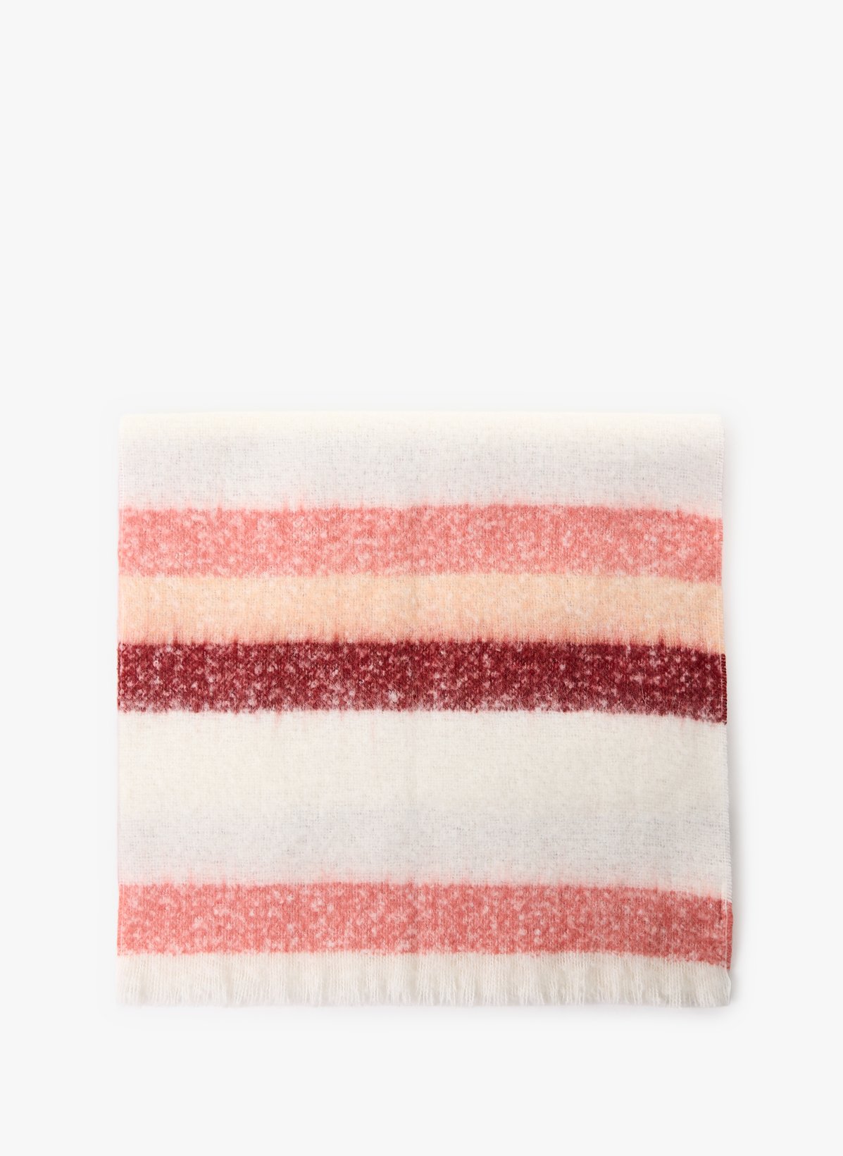 Au Printemps Paris Echarpe Rayée Eb Mohair Mélangé In Multi