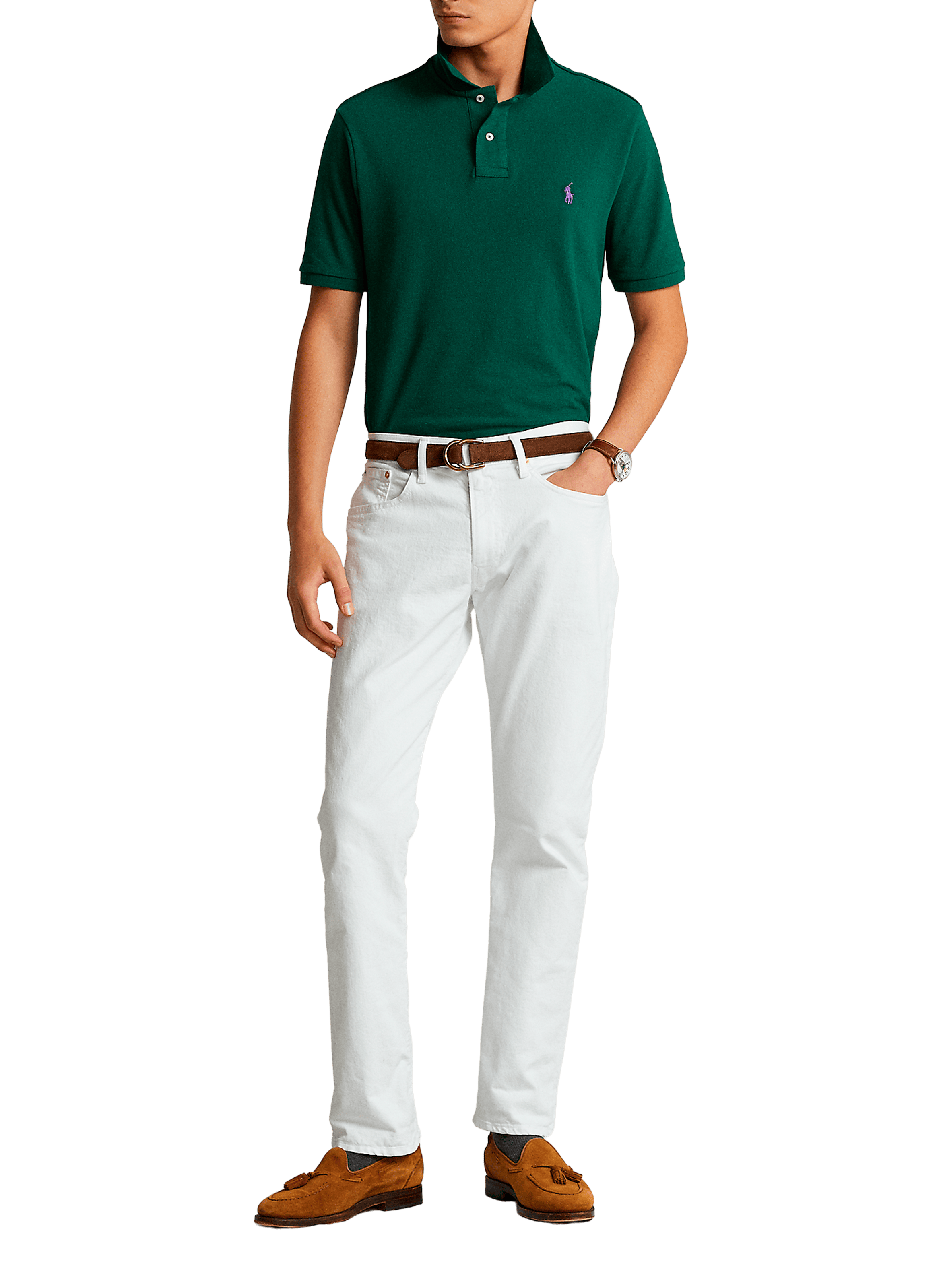 Polo en coton POLO RALPH LAUREN Vert