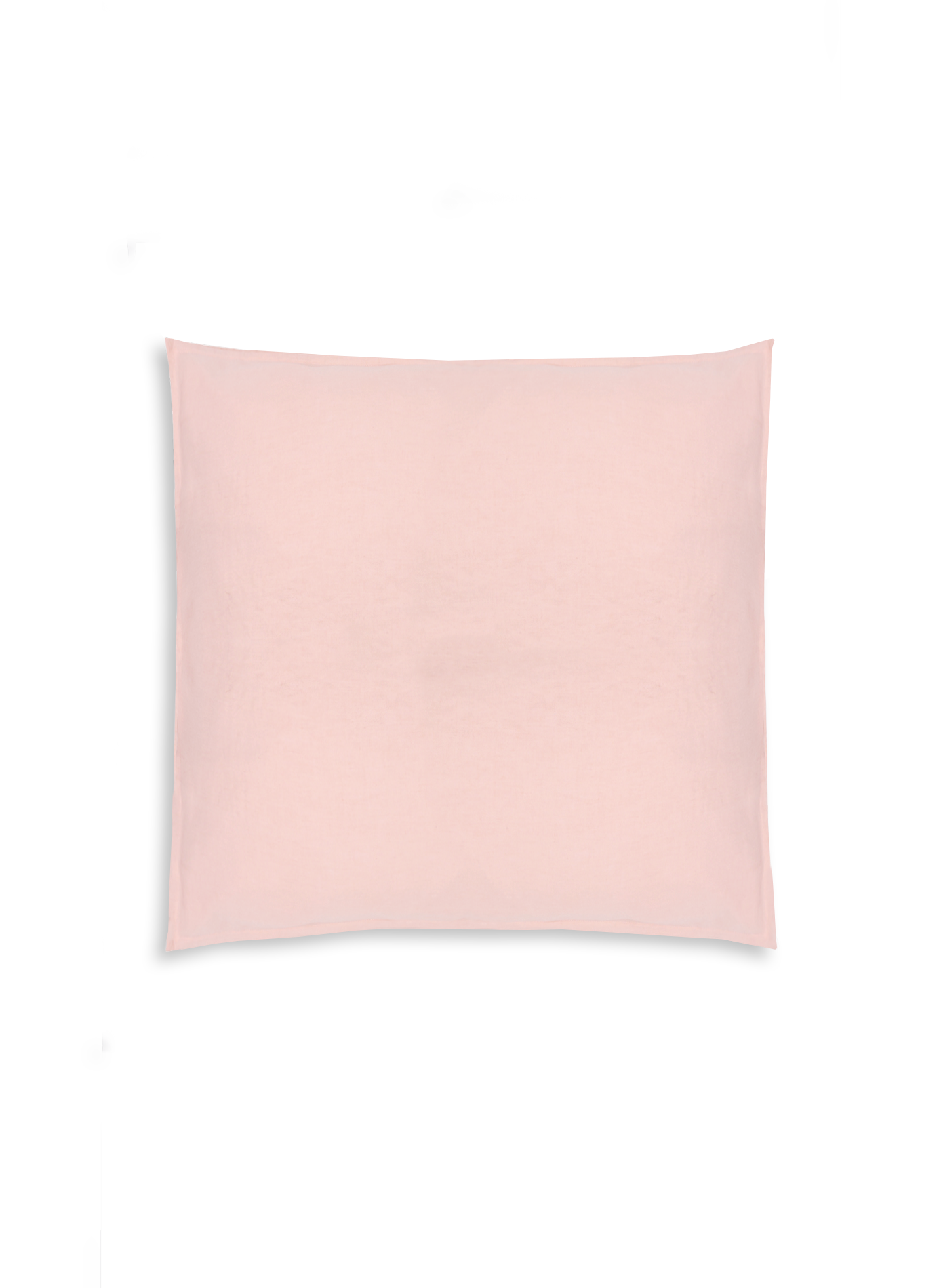 Taie d'oreiller en lin lavé AU PRINTEMPS PARIS Rose