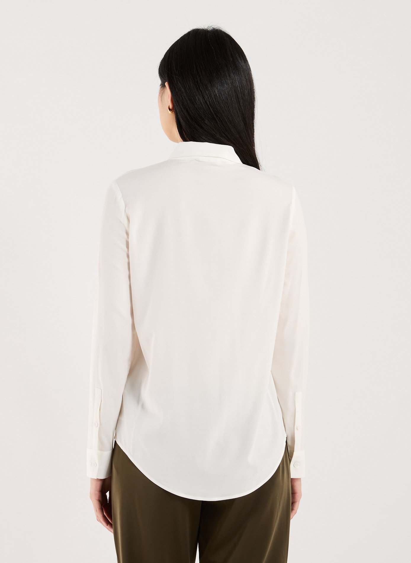 Chemise droite fluide SAMSOE SAMSOE Blanc