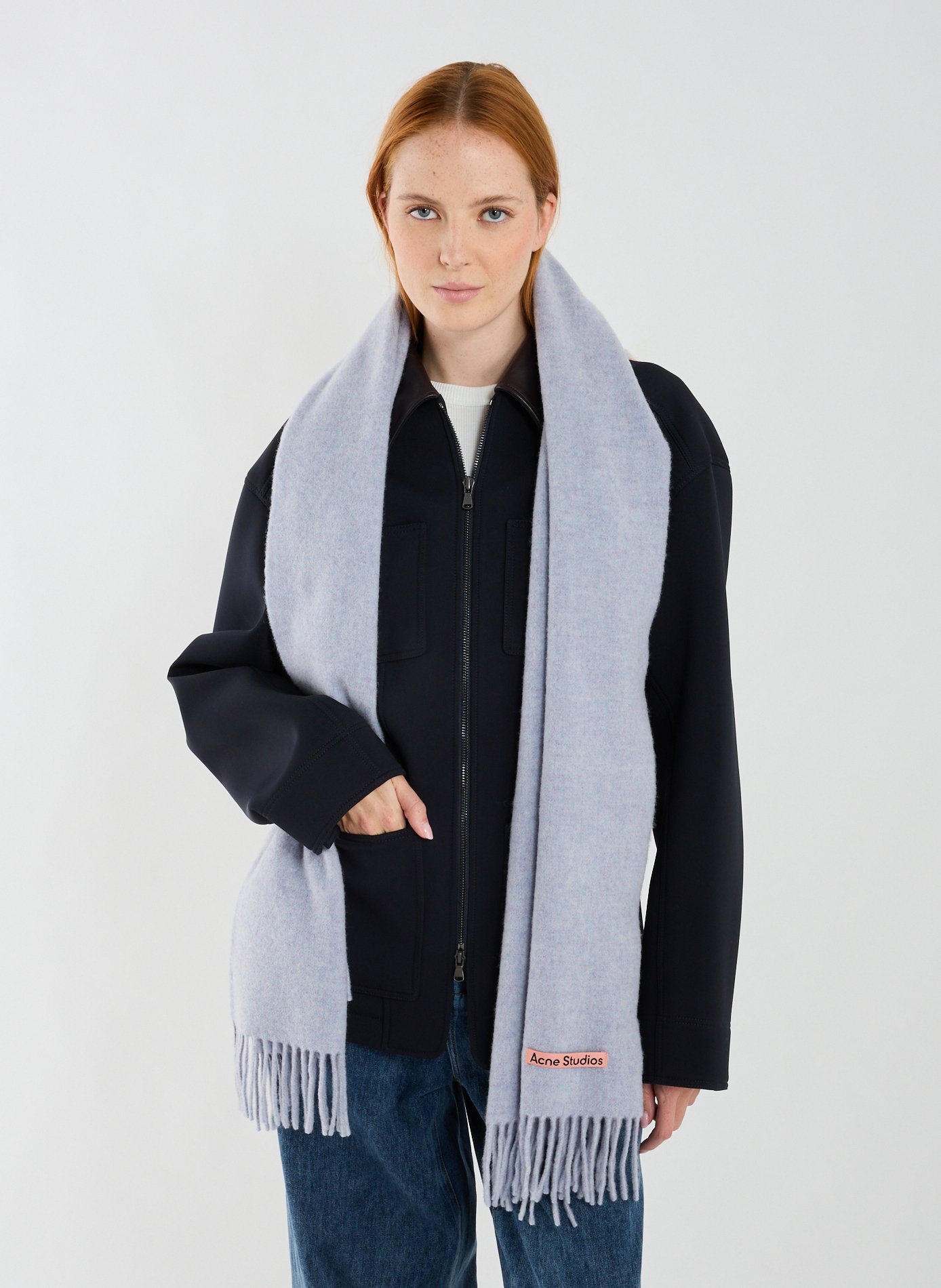 Echarpe en laine  ACNE STUDIOS Bleu