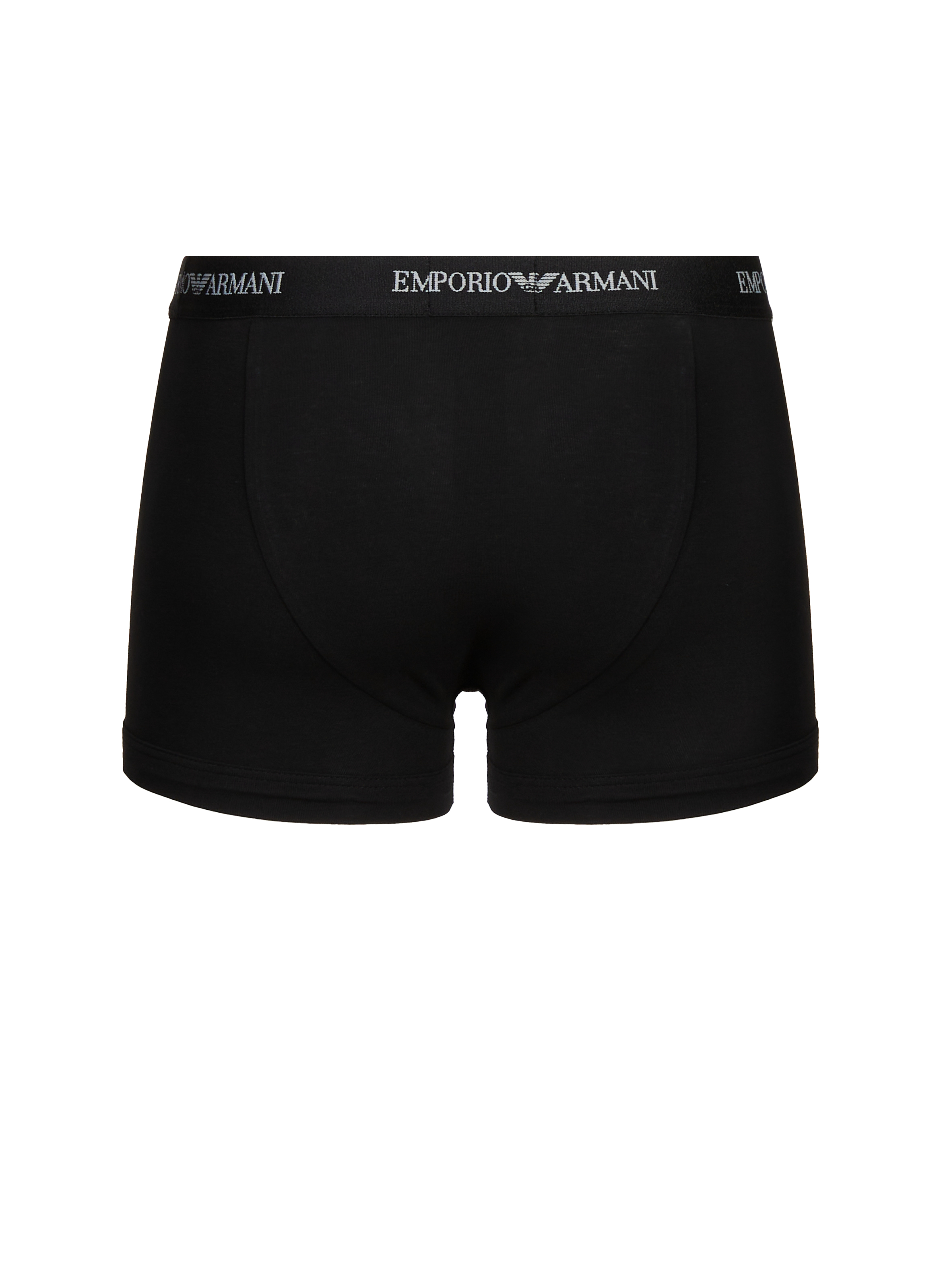 Set of three mixed cotton boxers EMPORIO ARMANI Black