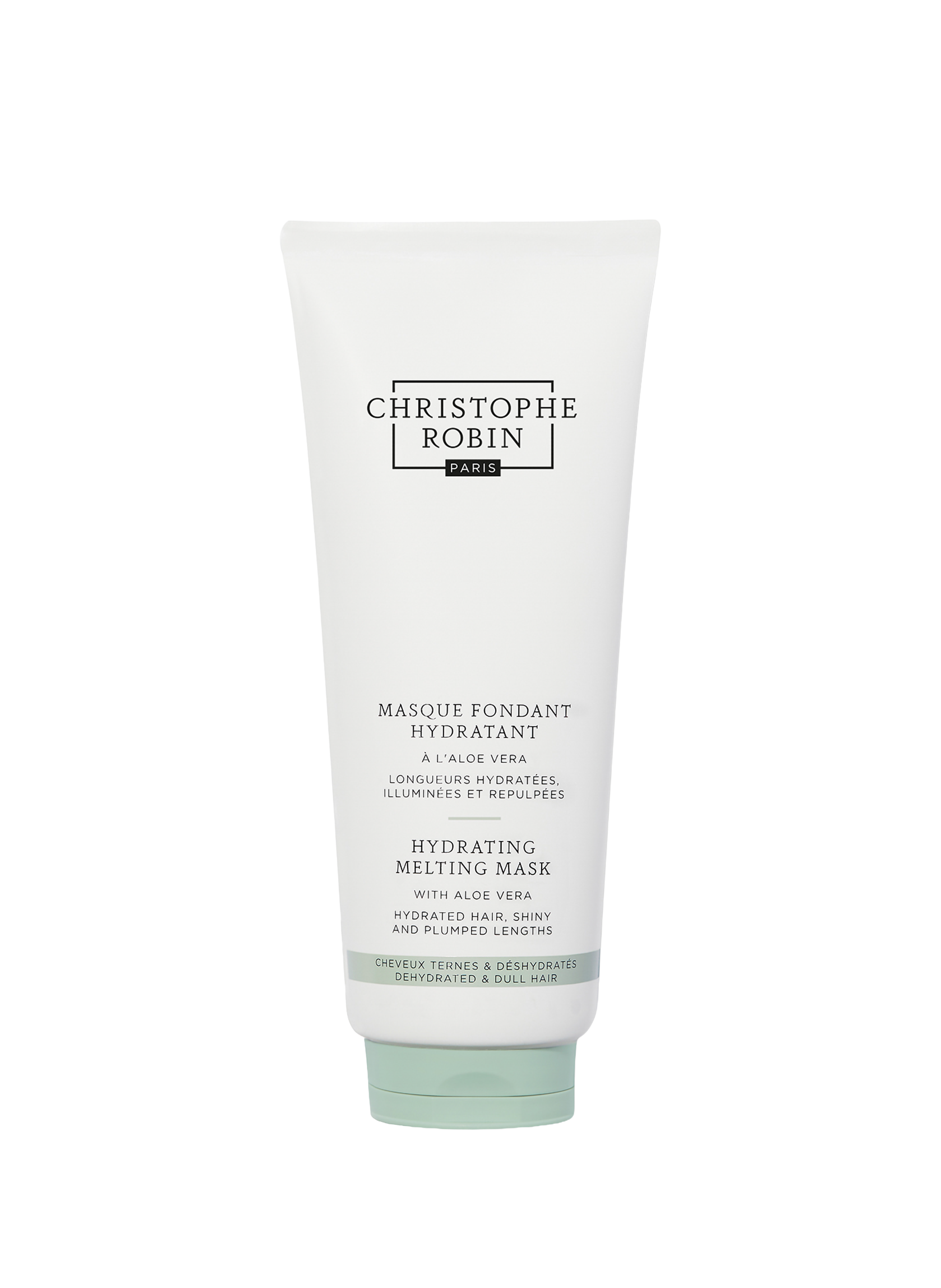 CHRISTOPHE ROBIN Masque fondant hydratant à l'aloe vera No color