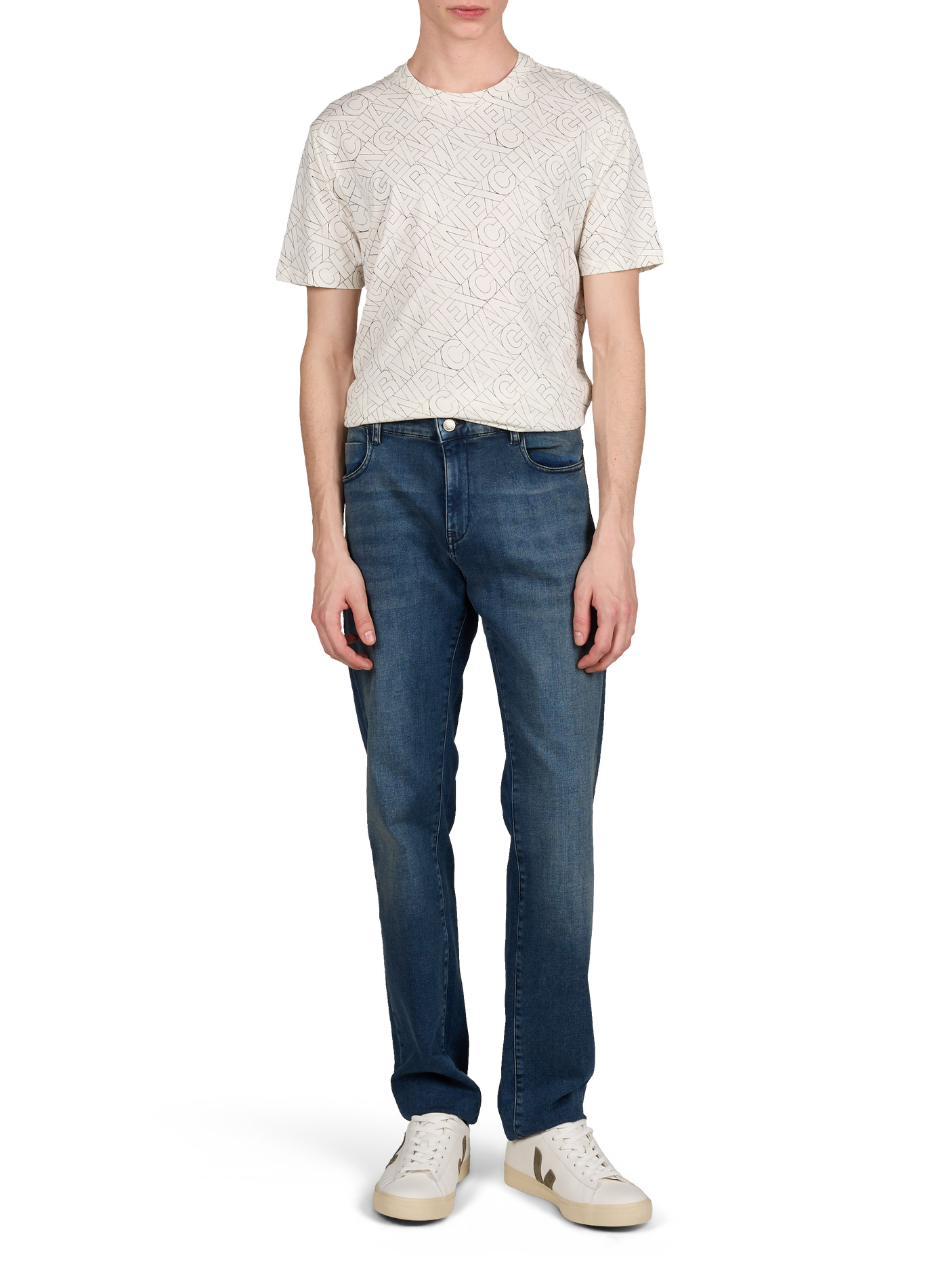 Printed cotton T-shirt ARMANI EXCHANGE Multicolour