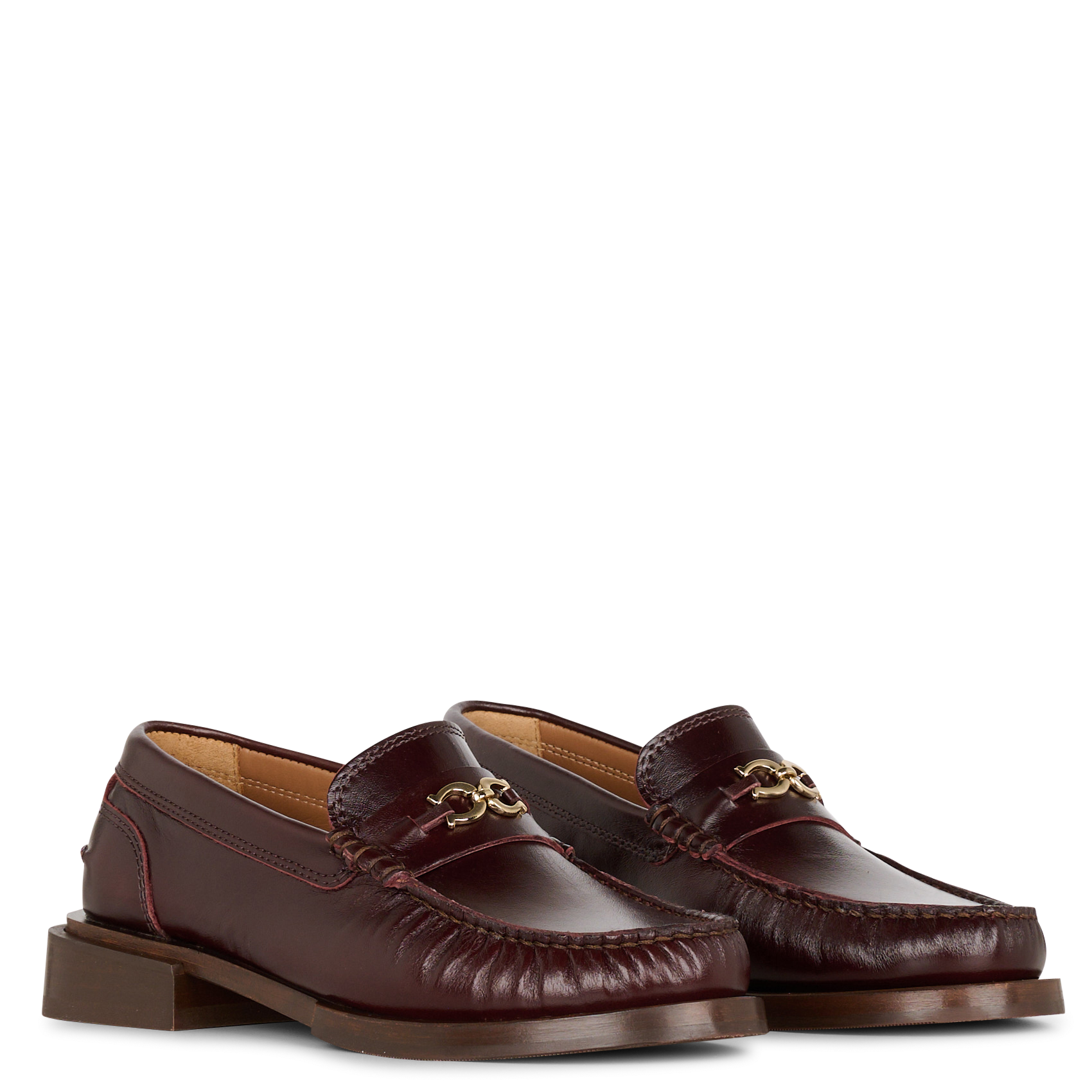 Mocassins à mors en cuir nicky BOBBIES Marron