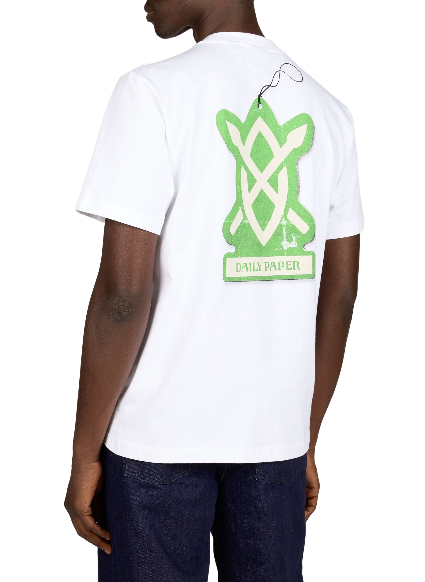 T-shirt imprimé col rond en coton DAILY PAPER Blanc