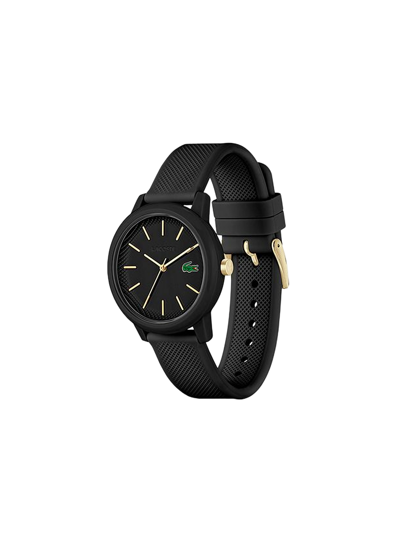 Montre quartz Lacoste.12.12 en silicone LACOSTE MONTRES Noir